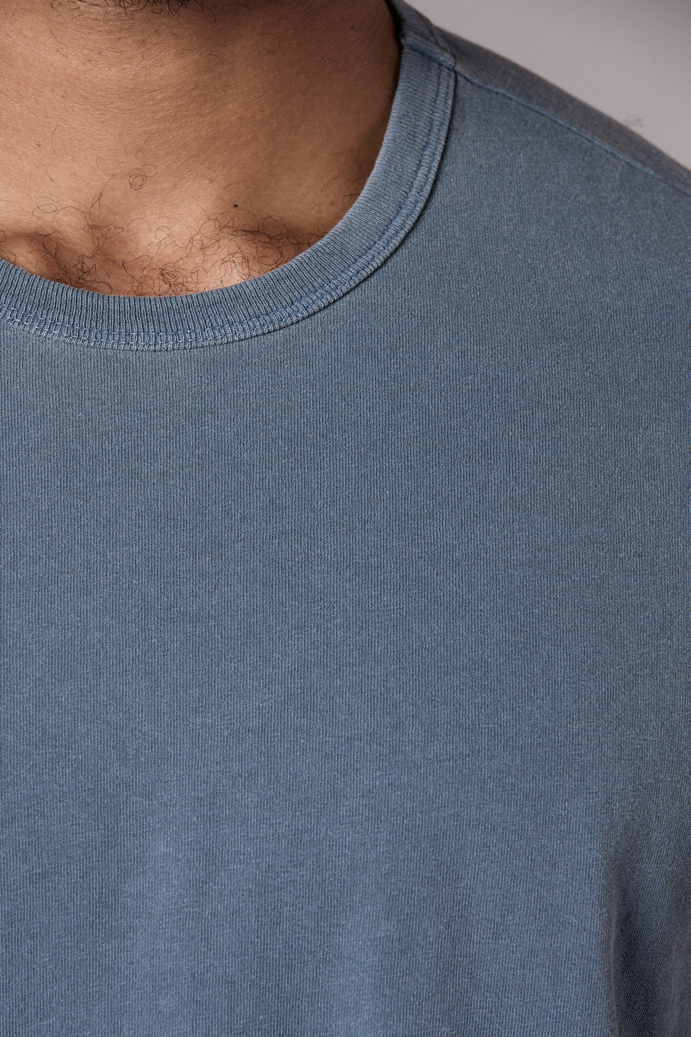 Logan Relaxed Fit Garment Dyed Tee Washed Indigo