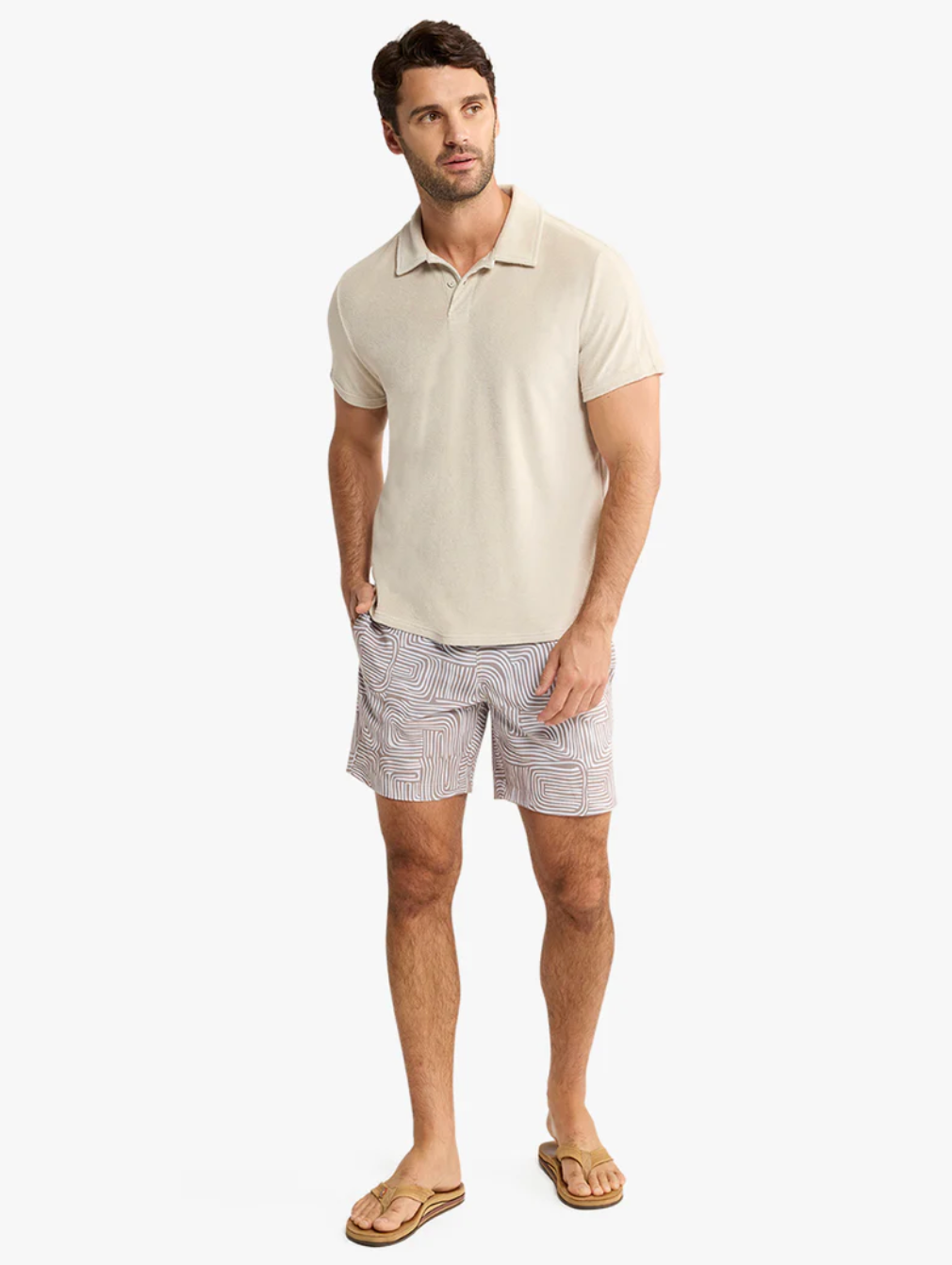 The Ravello Terry Polo Sand