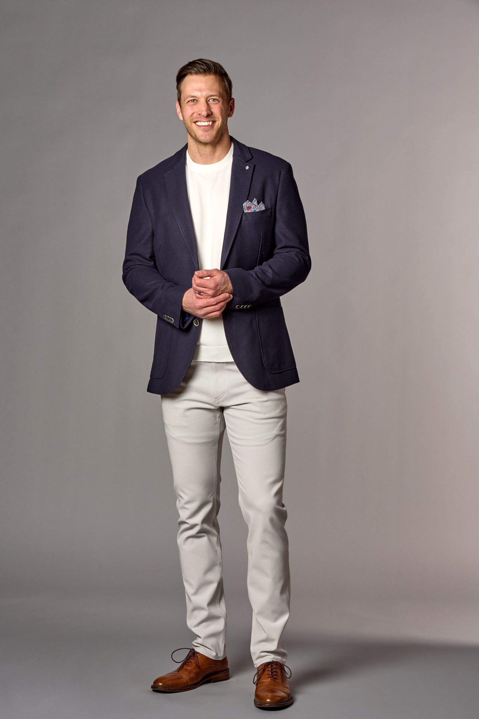 Unlined Blazer W/ Pocket Navy