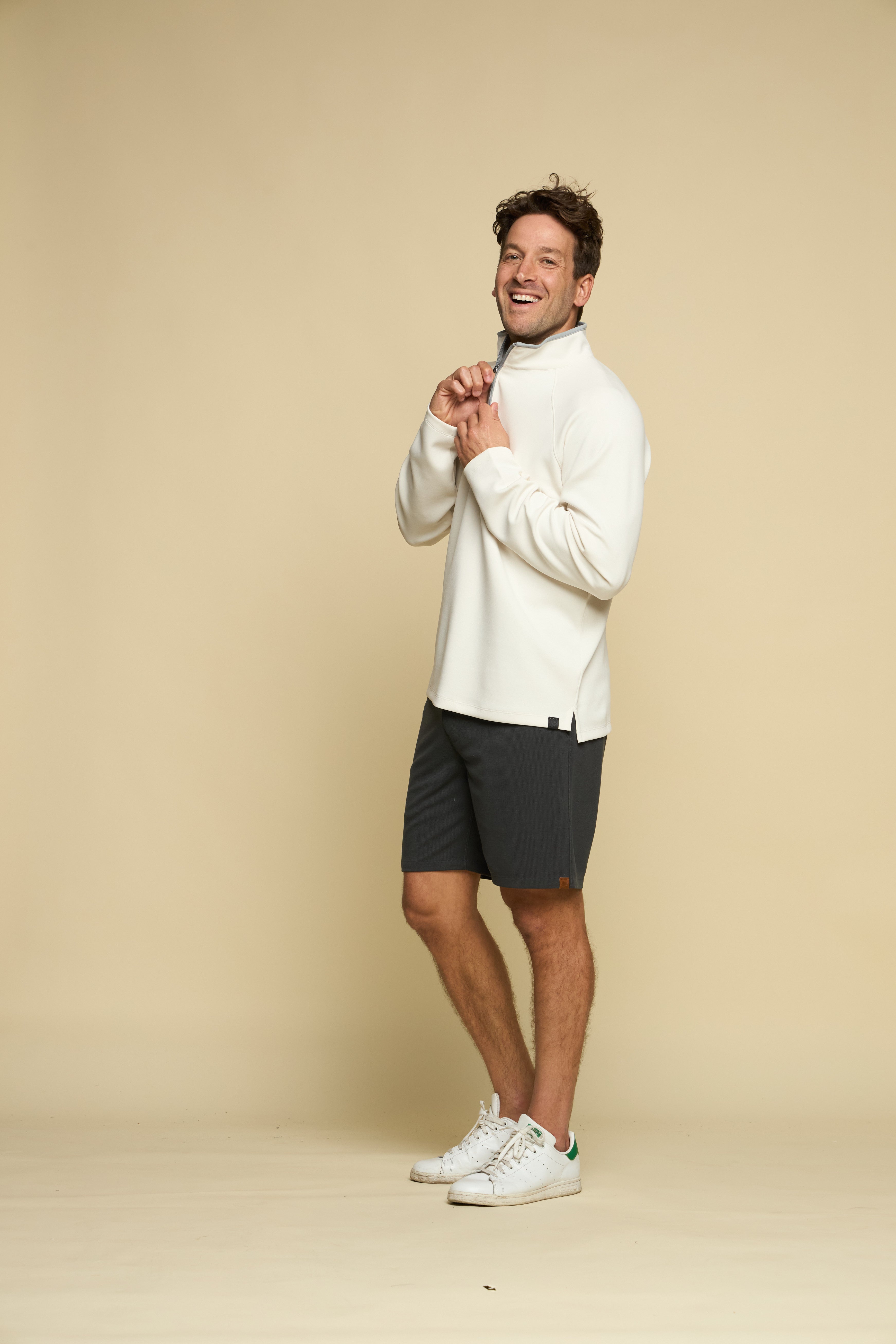 Later On Qtr Zip Birch