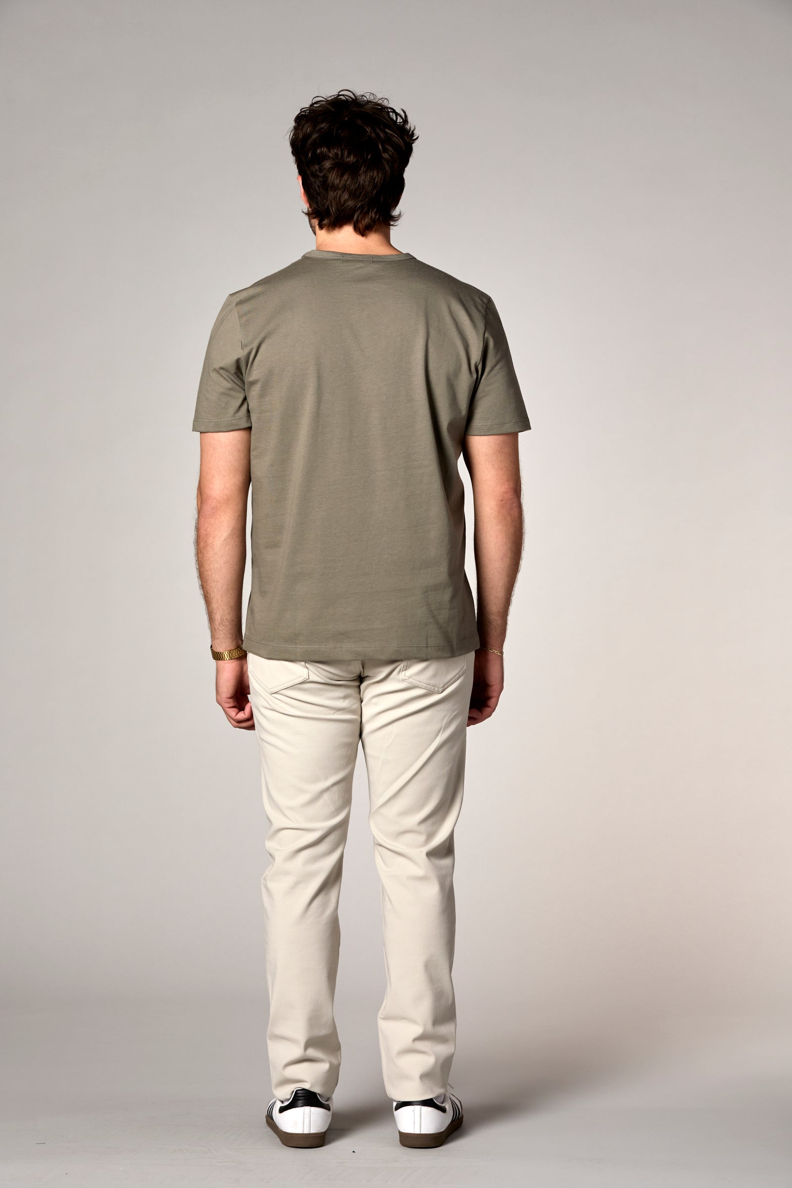 The Rick Crewneck Tee Covert Green