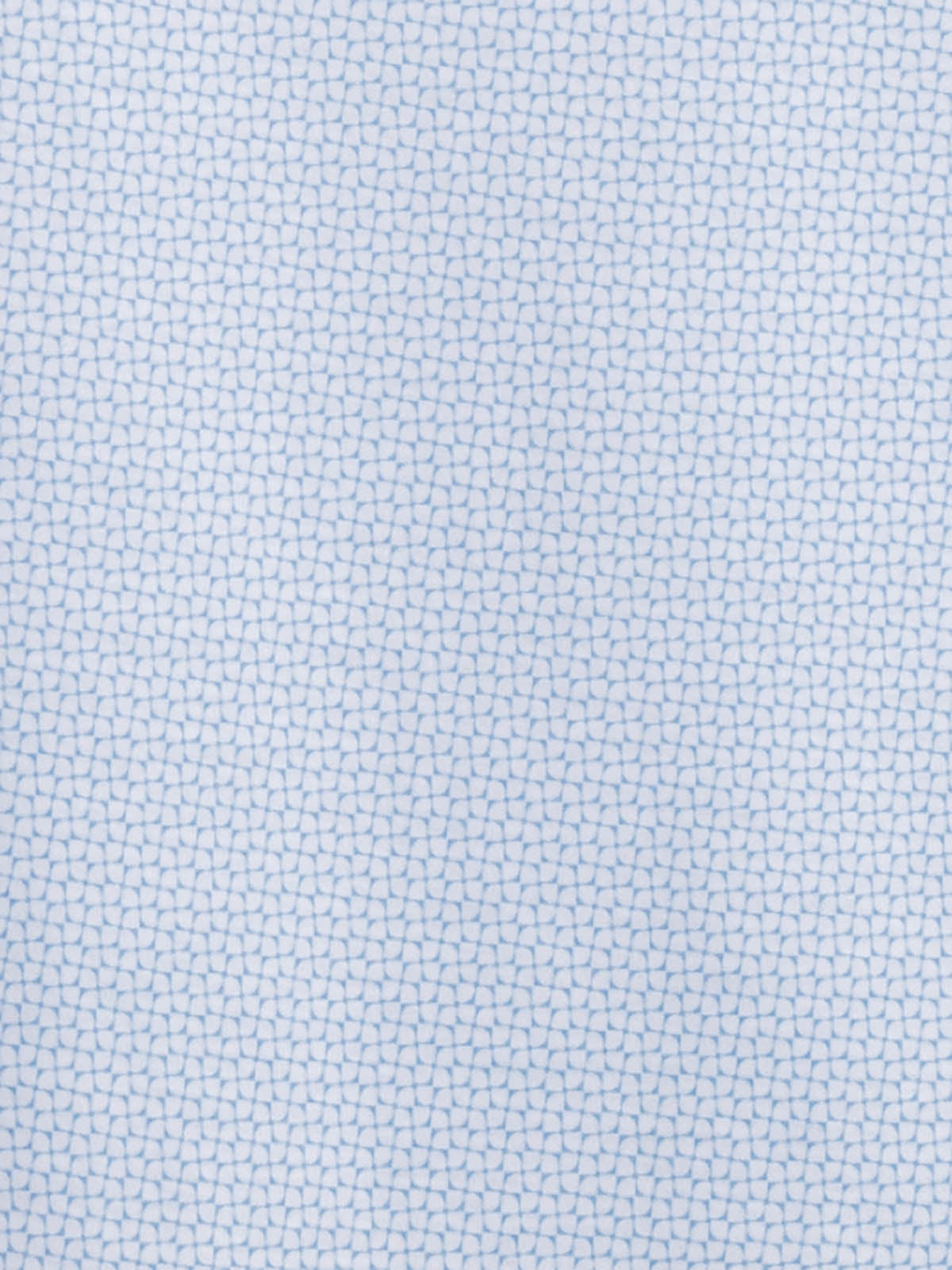 Abstract Squiggle Reworked Woven Long Sleeve Basic White/Blue