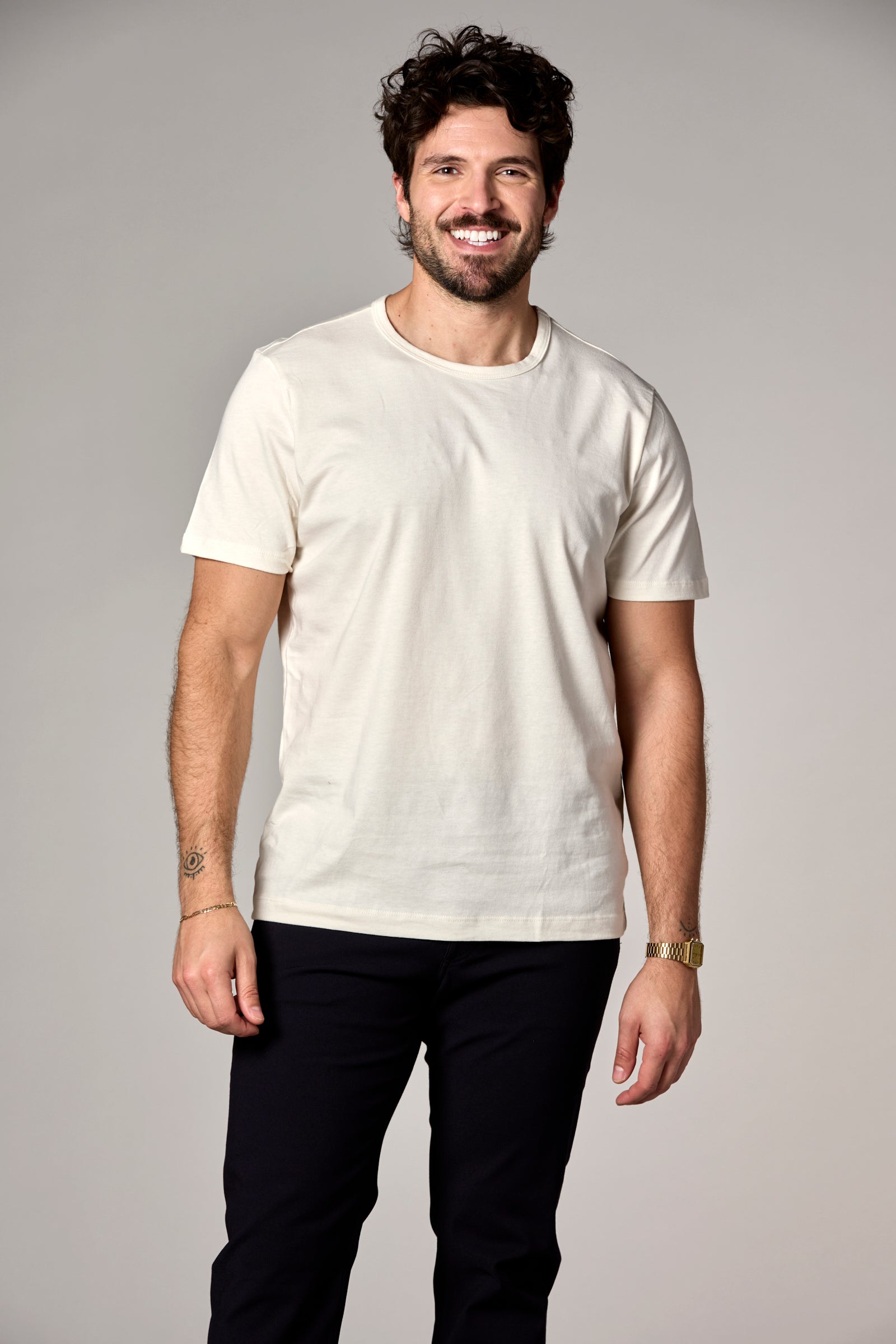 The Rick Crewneck Tee Ivory