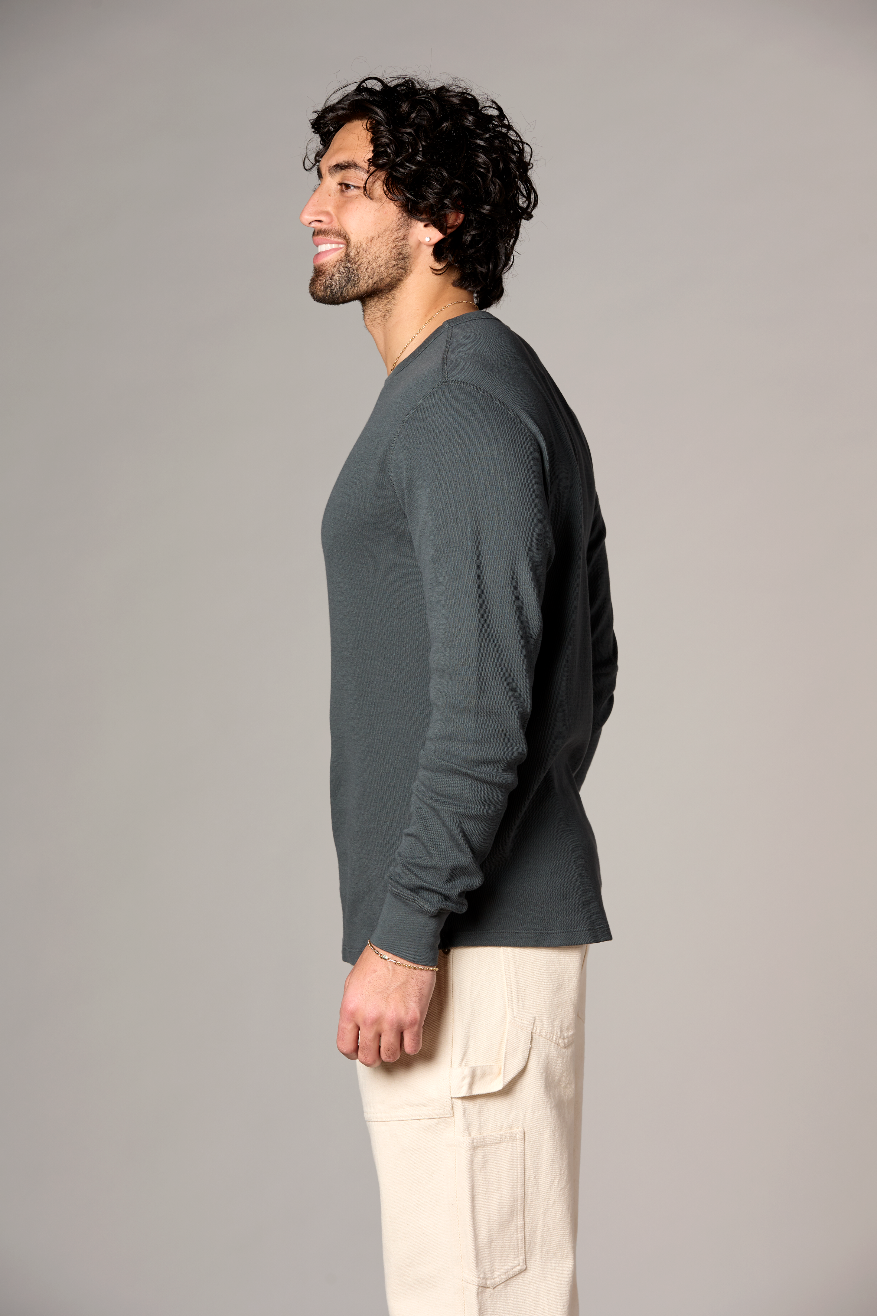 Crawford Military Rib Thermal Crew in Castleton Green