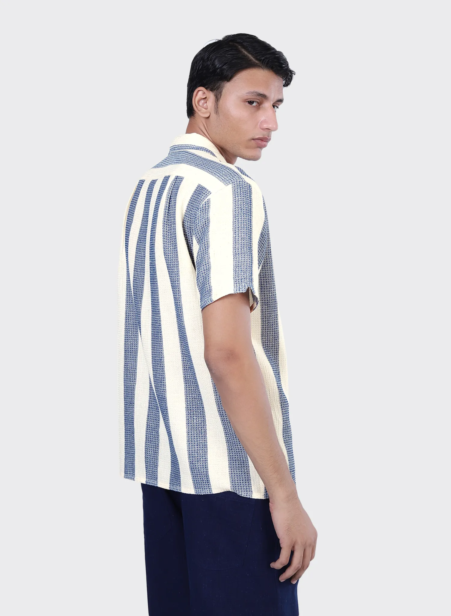 Chintan Handwoven Shirt Future Dusk