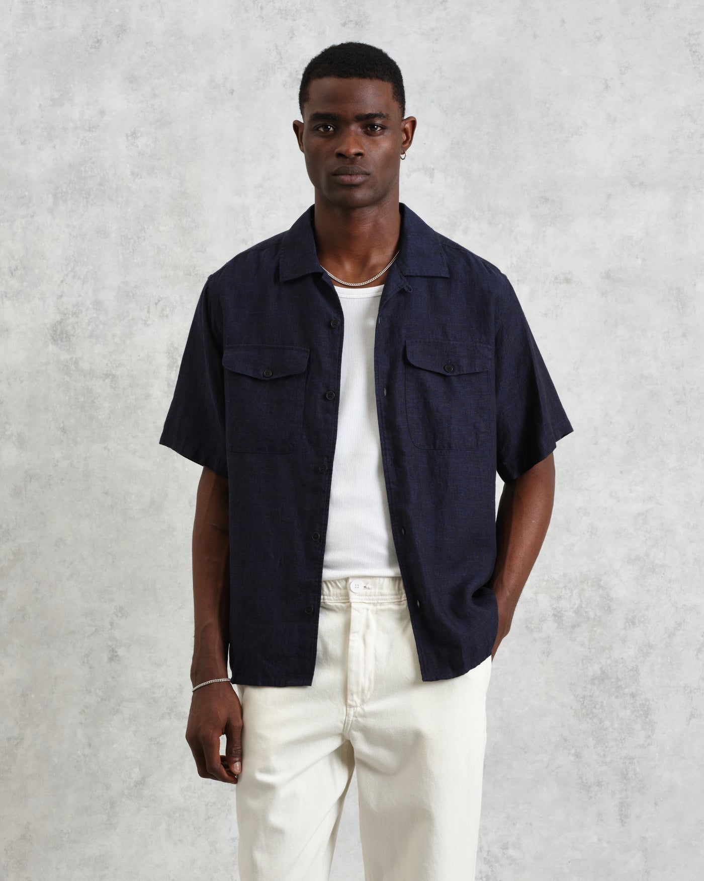 Bartlett Short Sleeve Shirt Navy