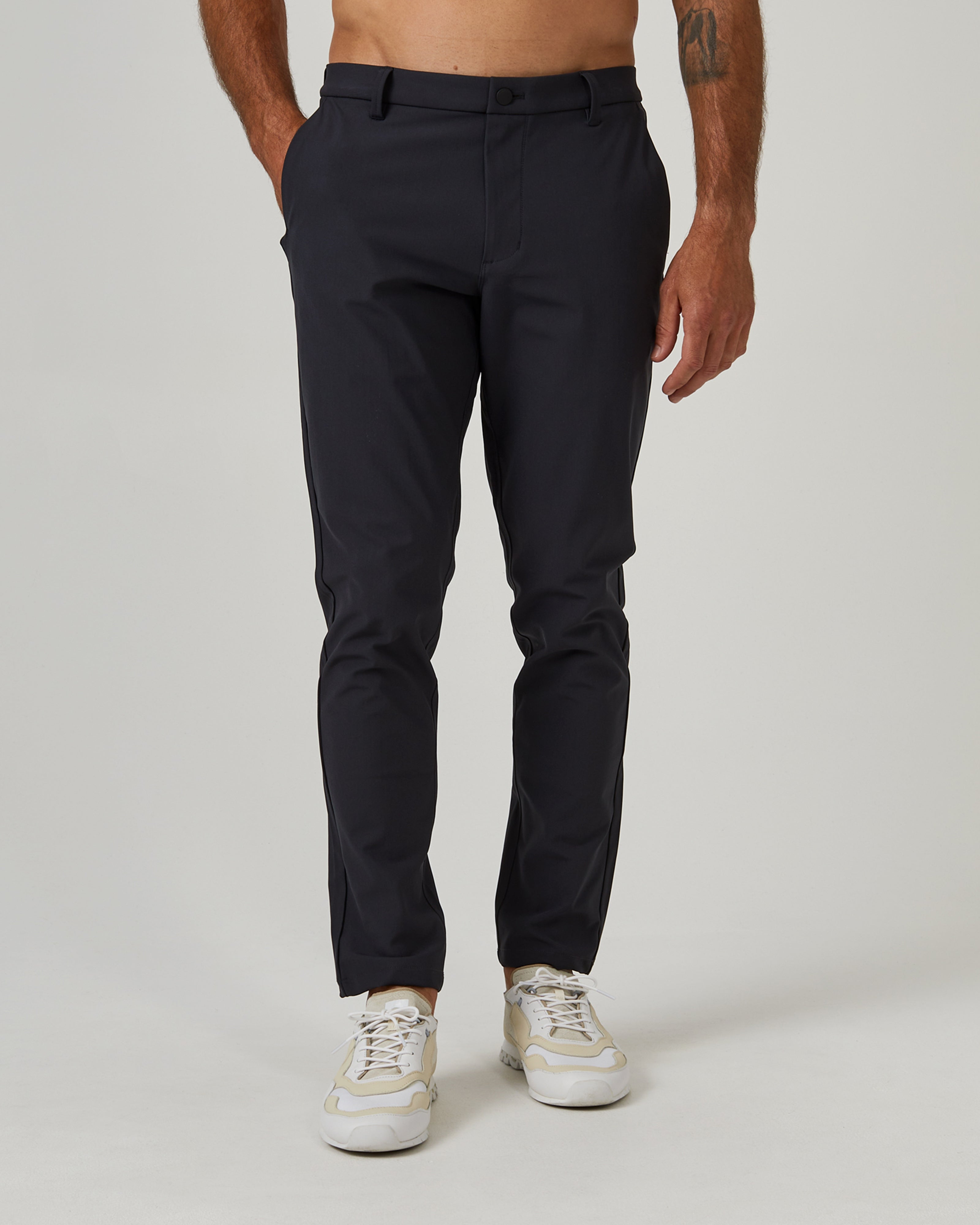 Infinity Athletic Fit Chino Pant Charcoal