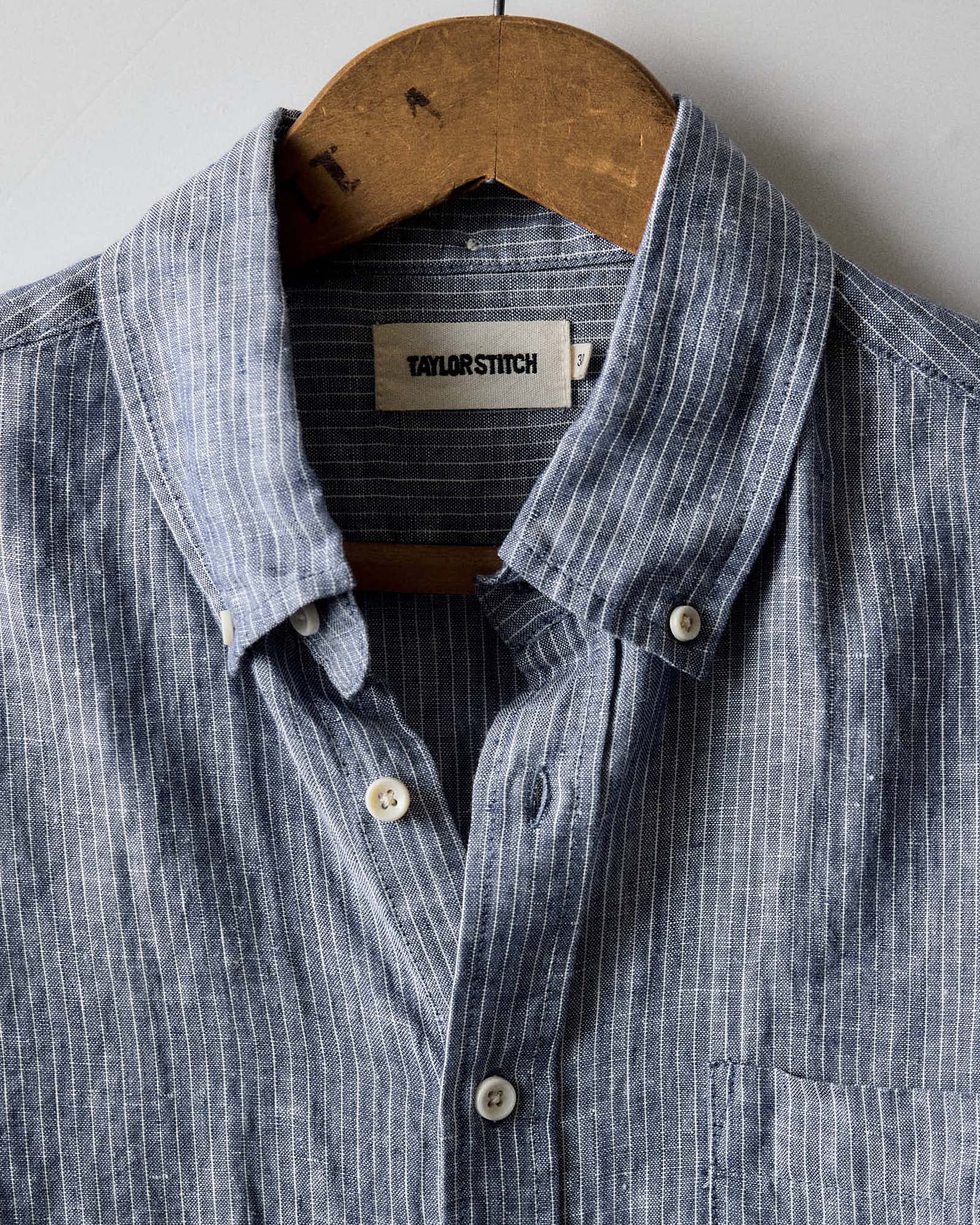 The Jack Shirt Sky Stripe Linen