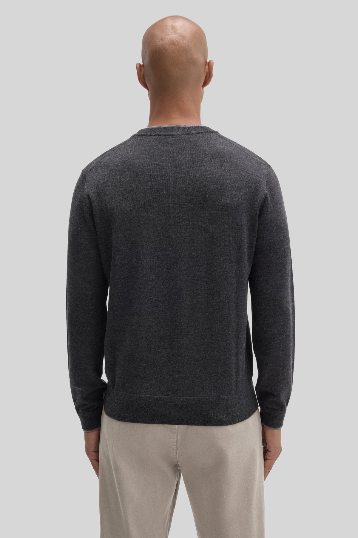 Thomas Crewneck Sweater Charcoal