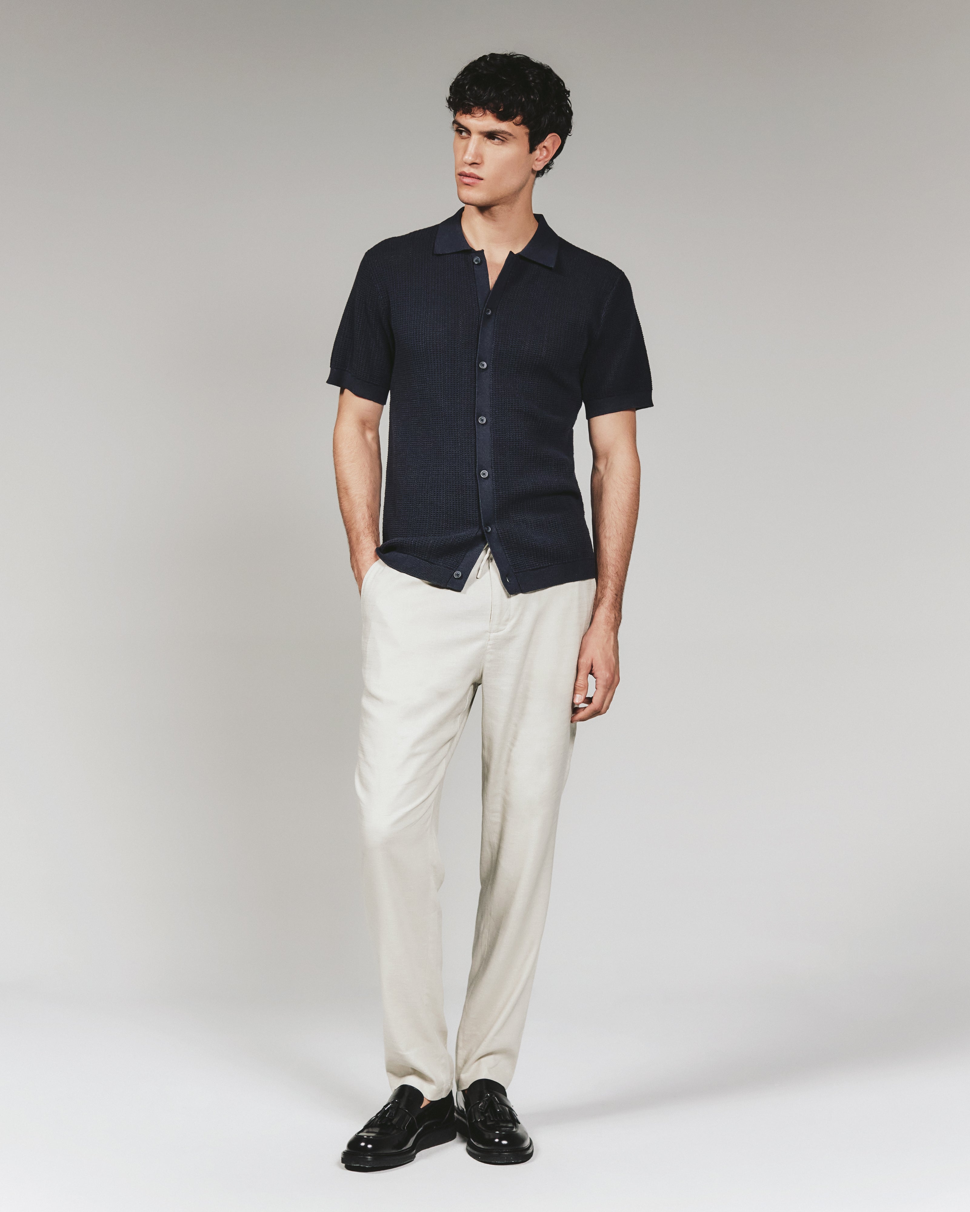 Nash Button Down Navy