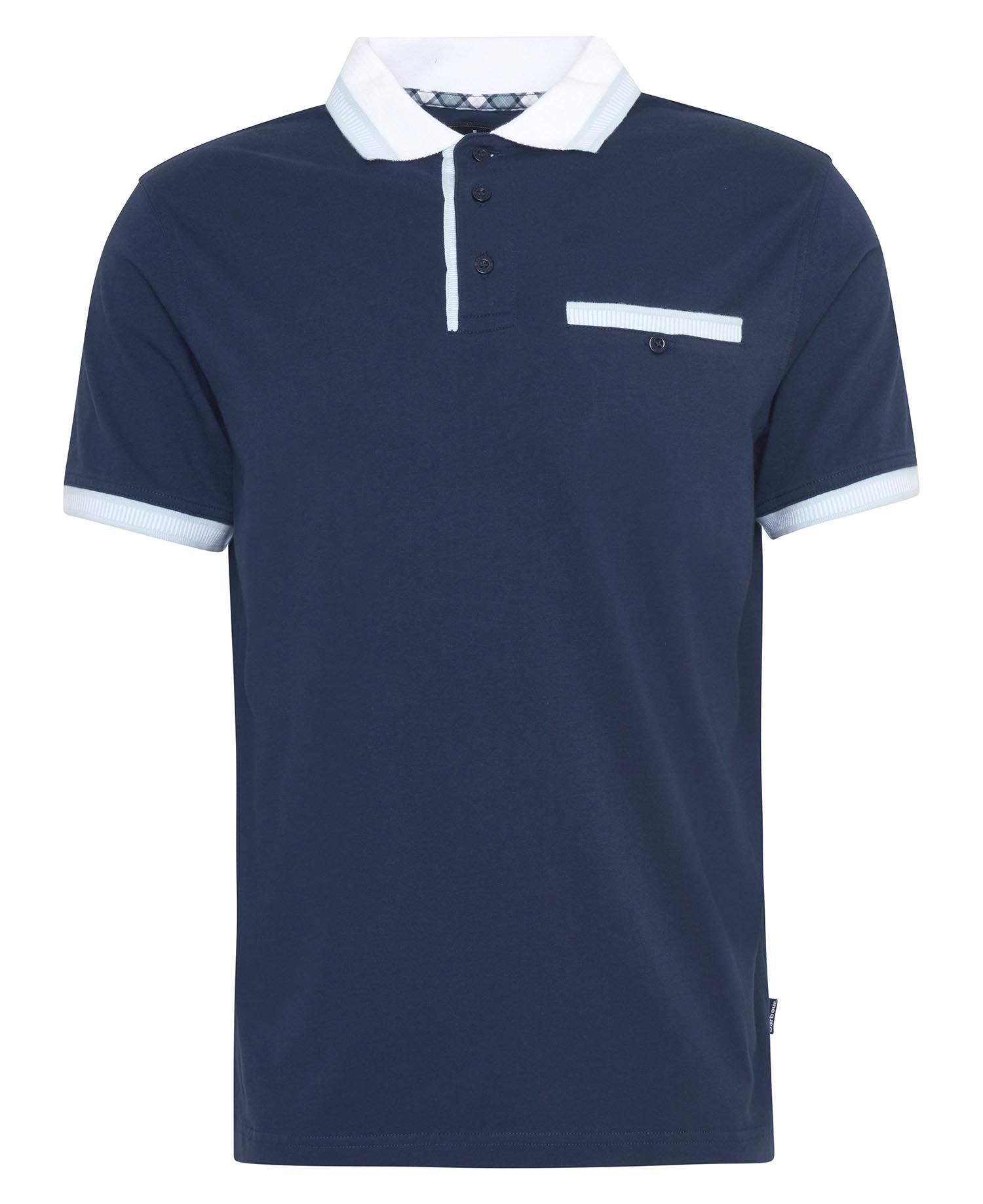 Thurne Tipped Polo Navy