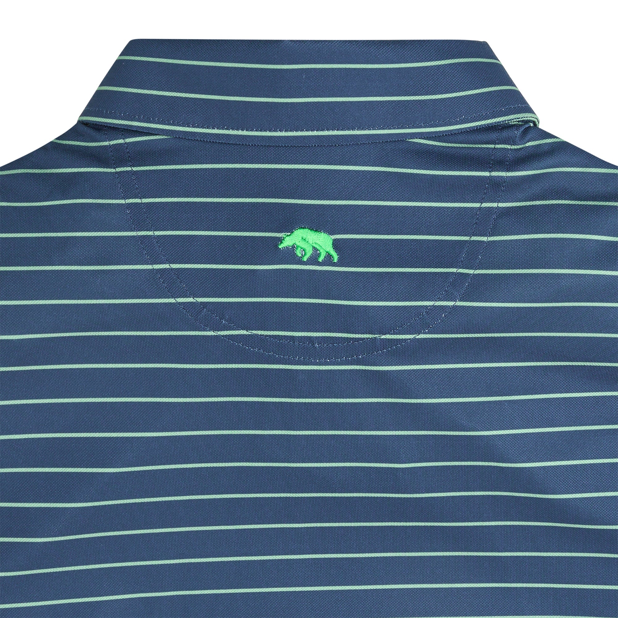 Tourney Performance Pique Polo Naval Academy Stripe