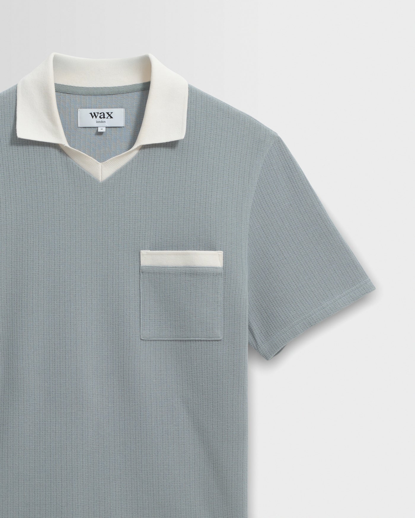 Pendal Design Rib Polo Blue/Ecru