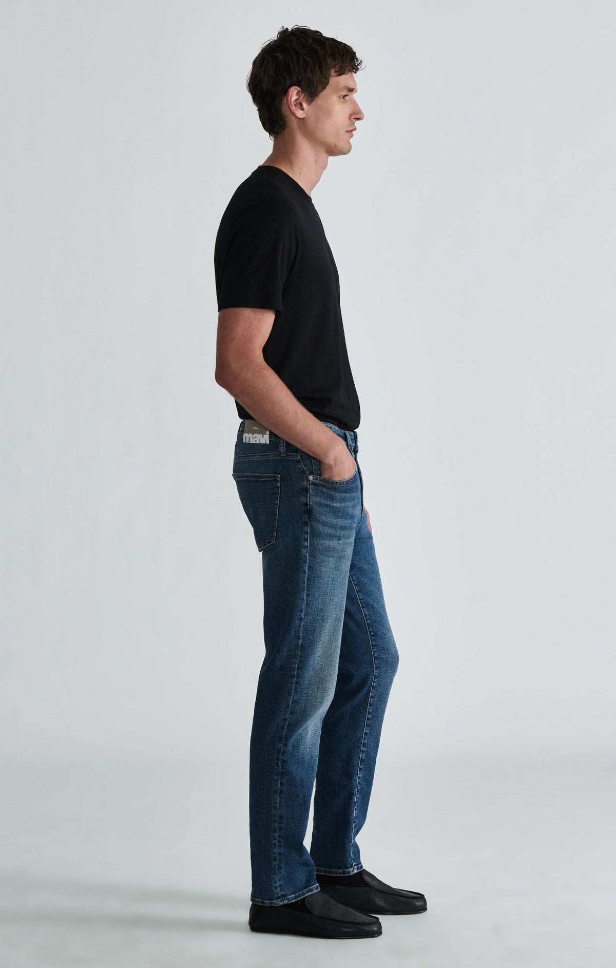 Steve Classic Vintage Athletic Fit Denim Mid Brushed