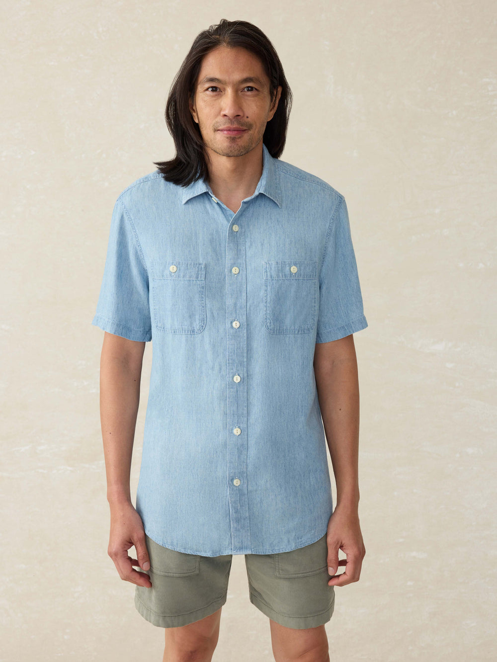 Tried & True Chambray Shirt Vintage Indigo