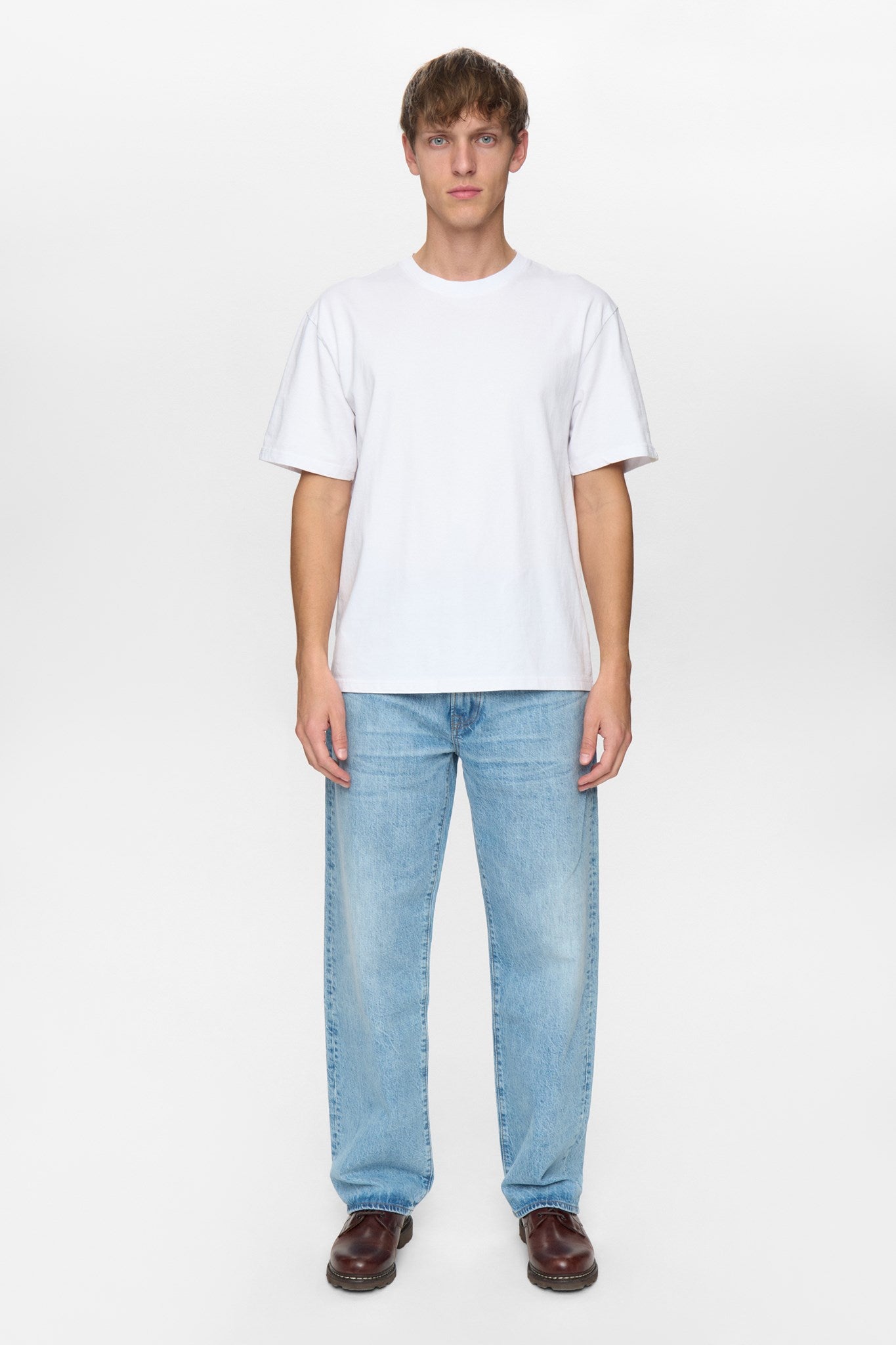 Akjonas Wide Leg Jeans Light Sea Blue