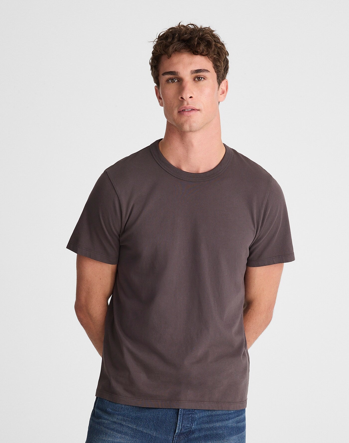 Garment Dyed All Day Tee Black Coal