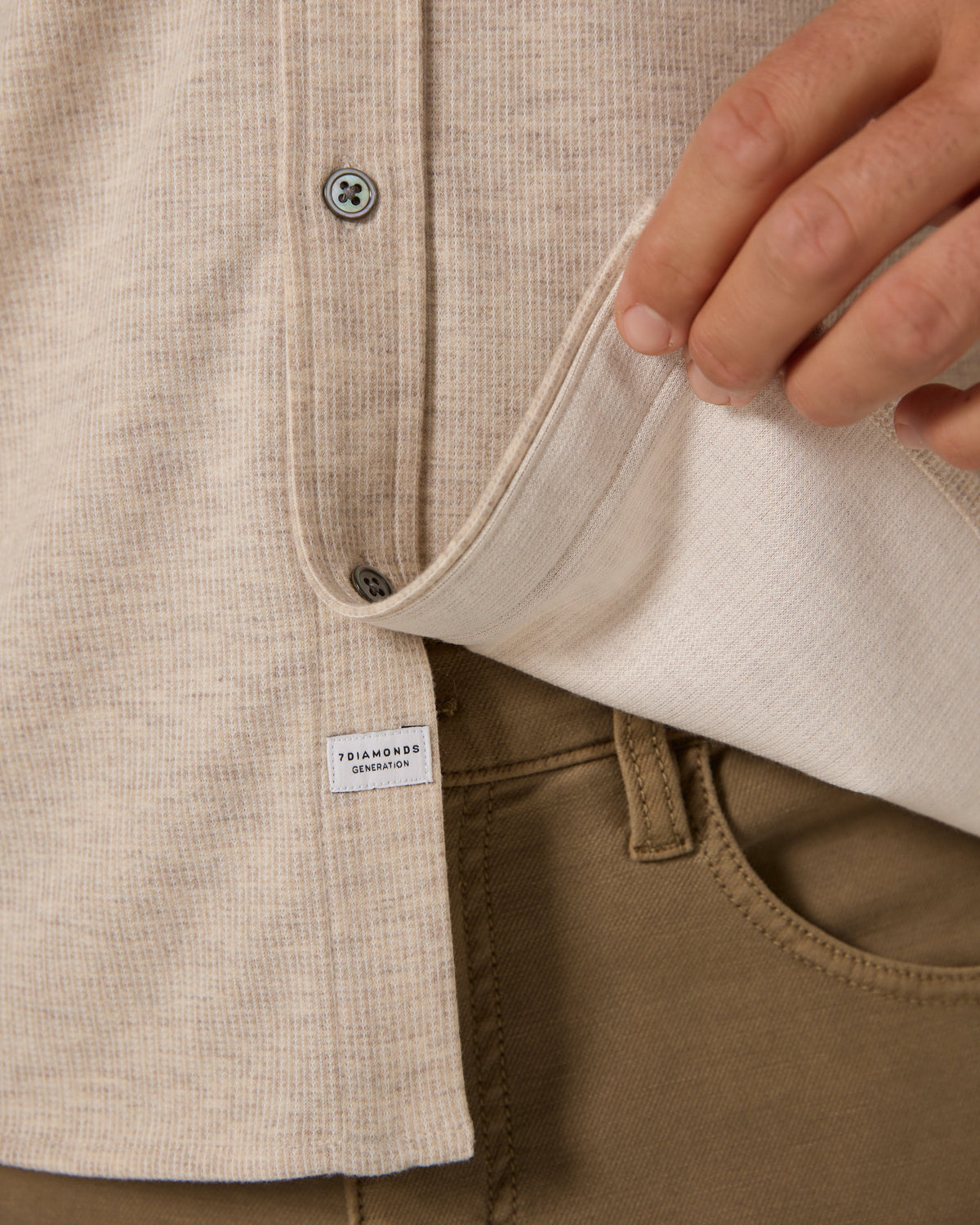 Generation Knit Shirt Beige