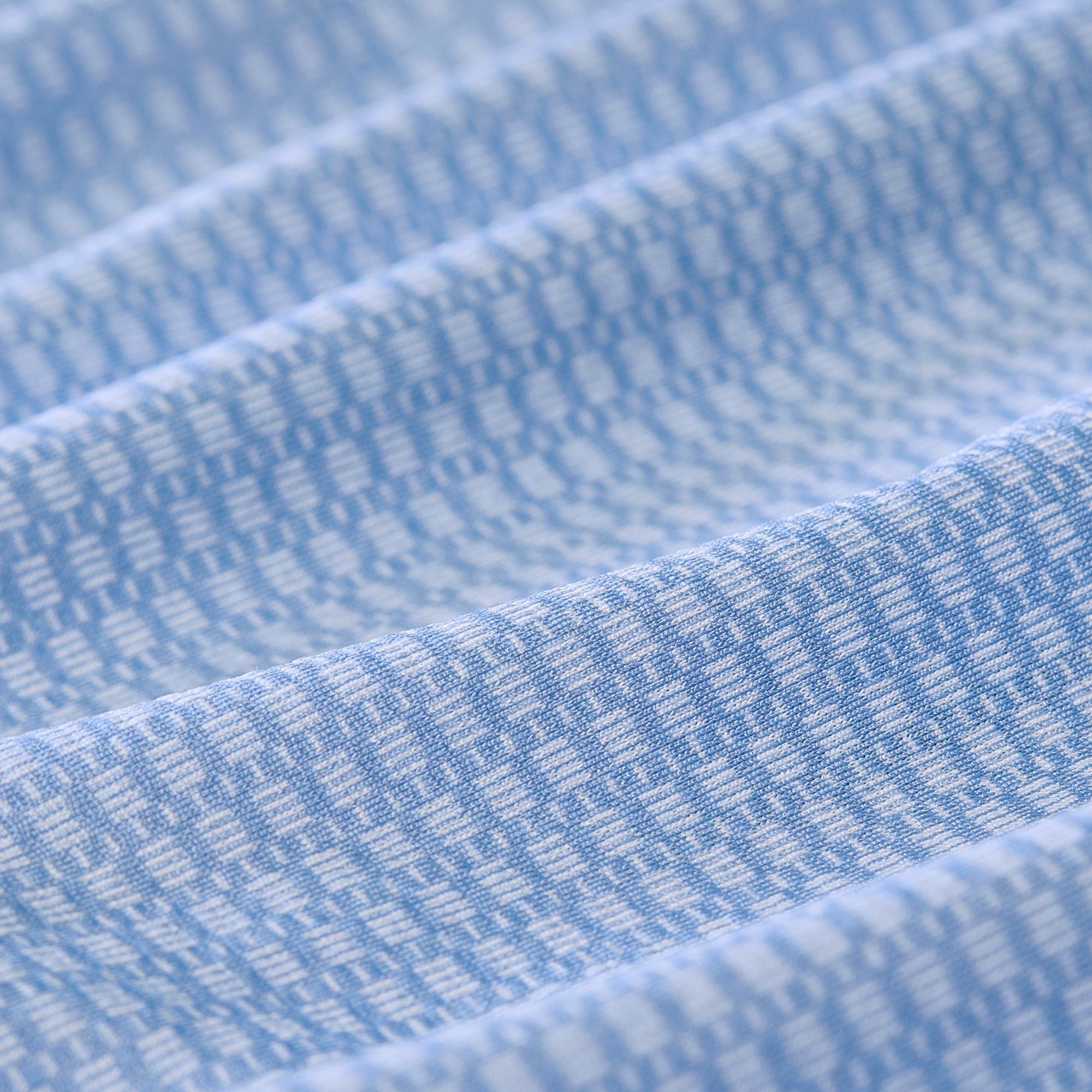 Halyard Short Sleeve Dress Shirt Provence Woven Tile