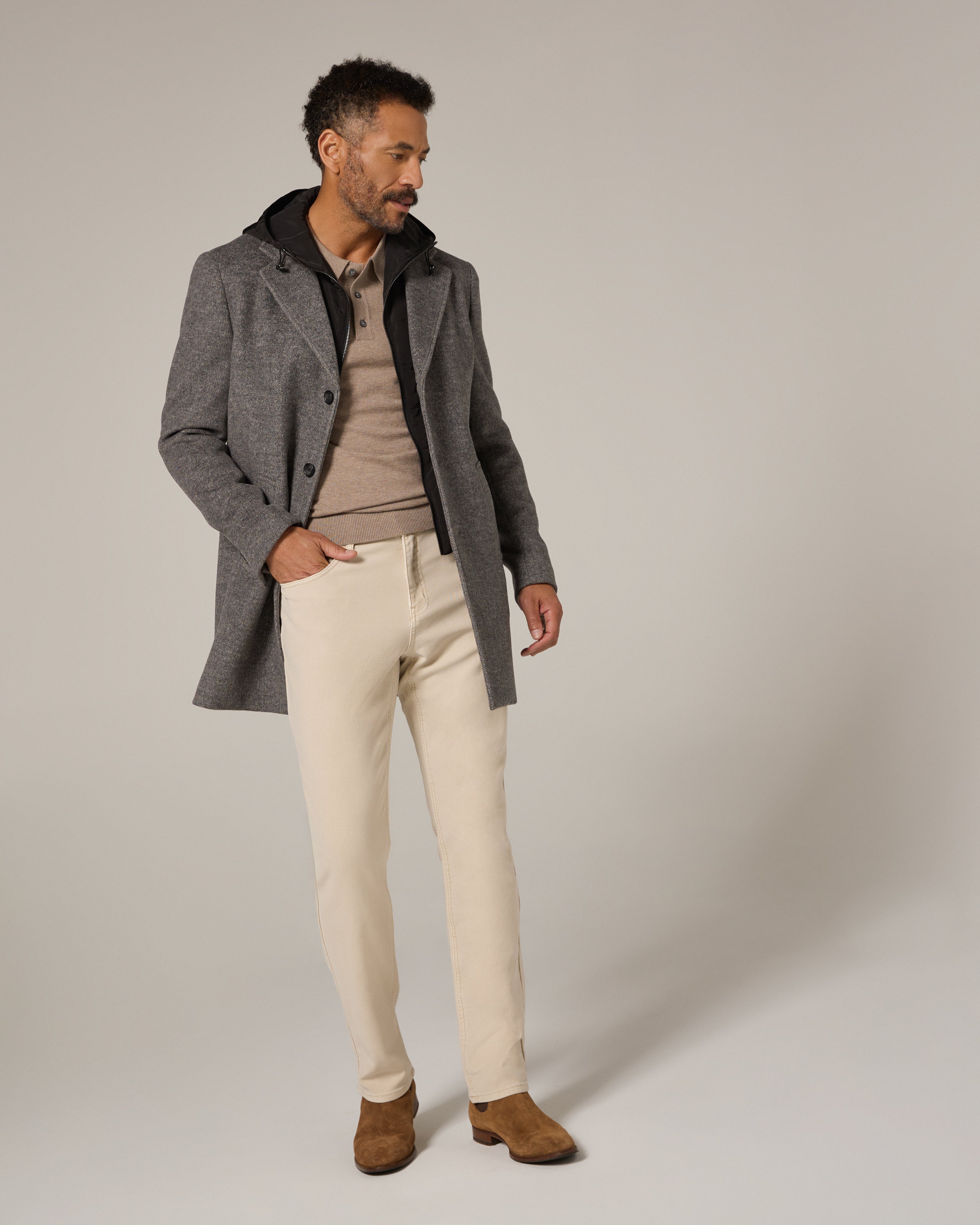 The Borough Overcoat Grey