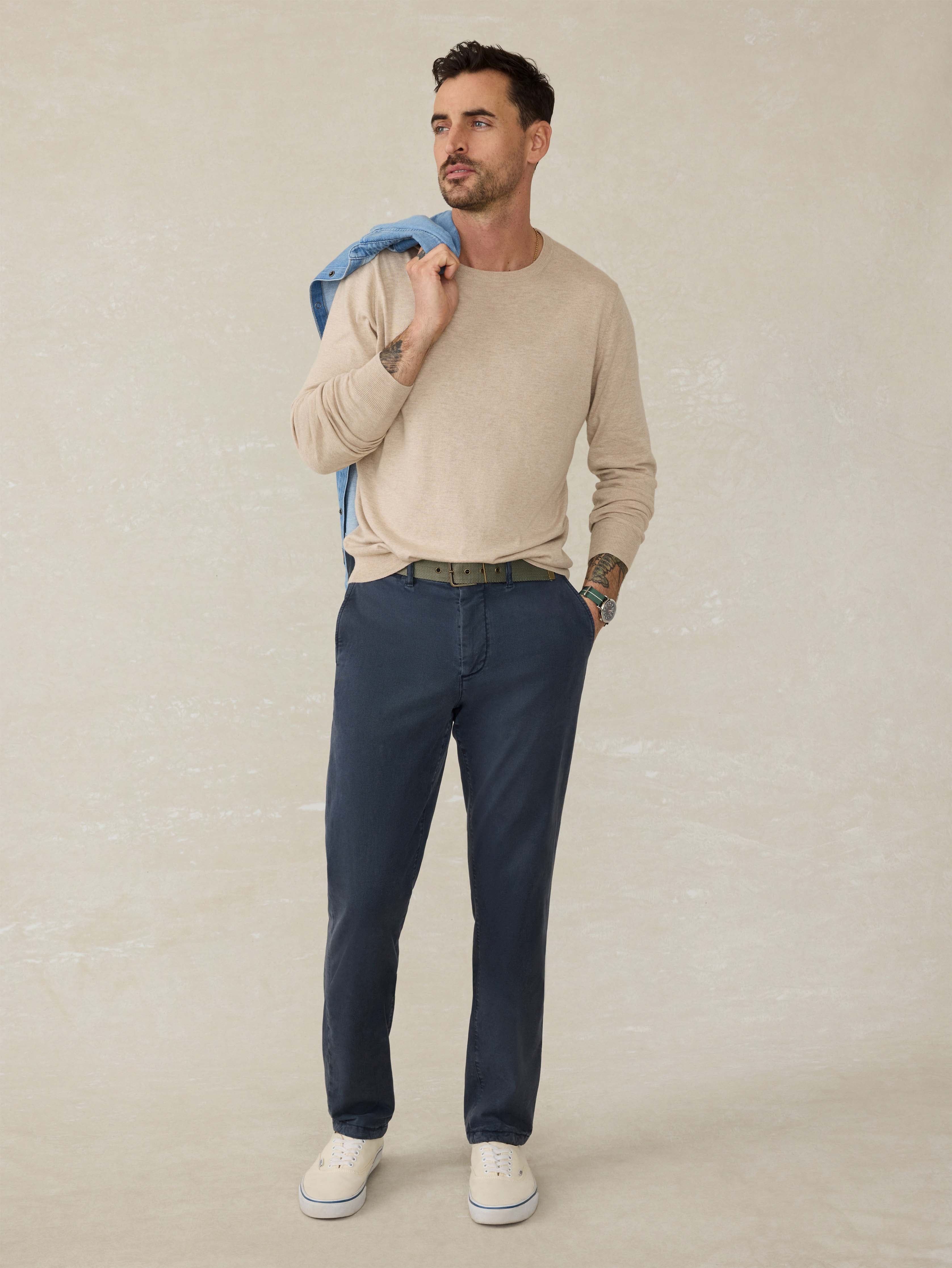 Coastline Chino Pant Blue Nights