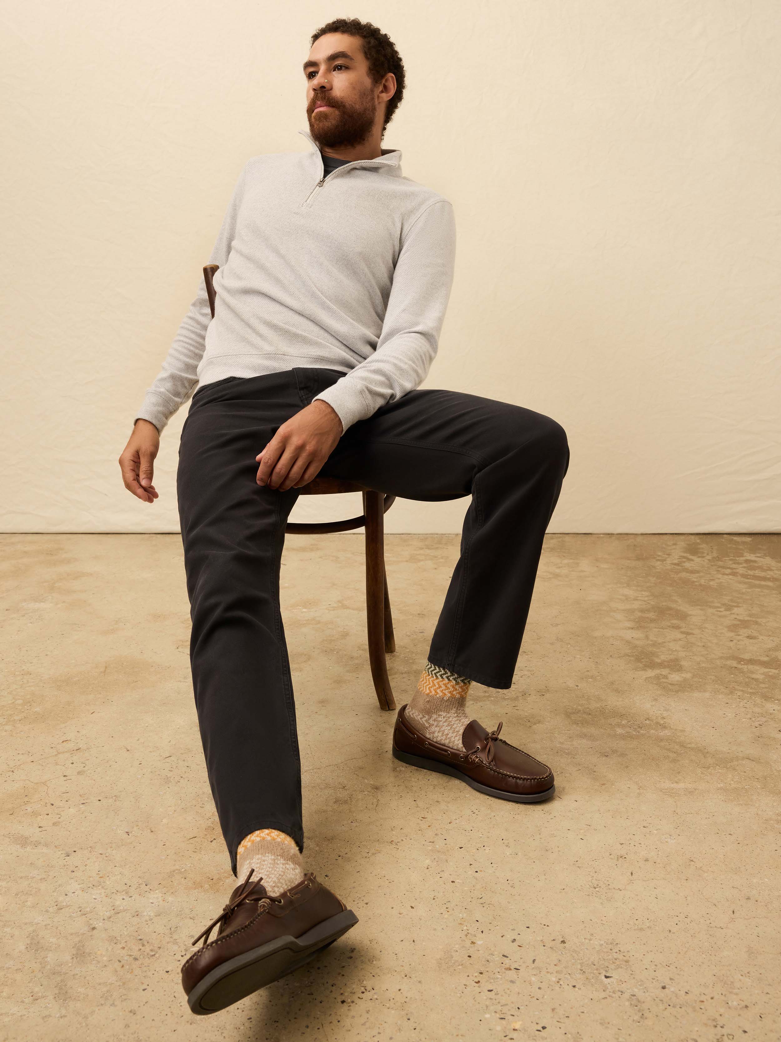 Legend Sweater 1/4 Zip II Light Heather Grey