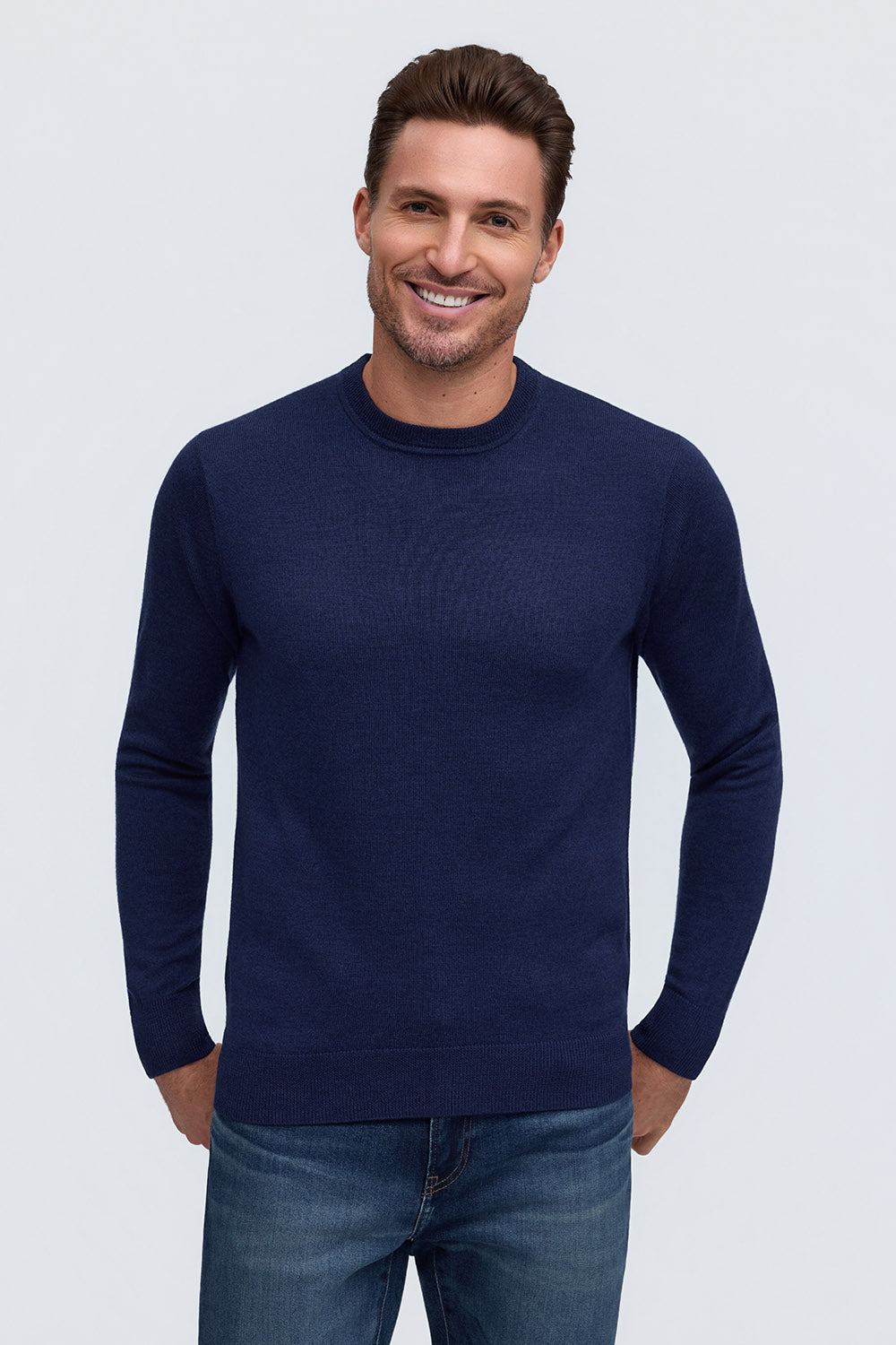 Classic Merino Crew Midnight