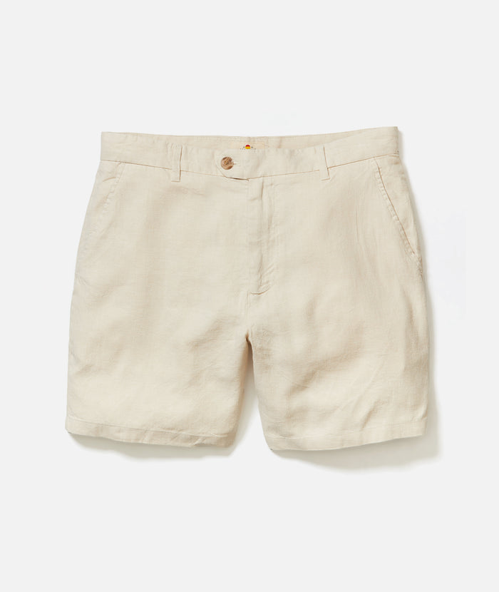 Hemp Resort Short - 7" Natural