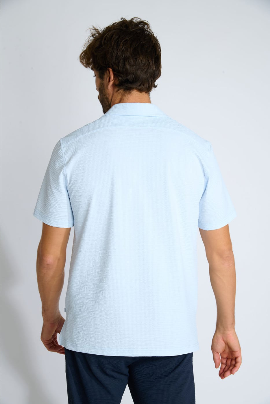 Alex Trieste Shortsleeve Shirt Pale Blue