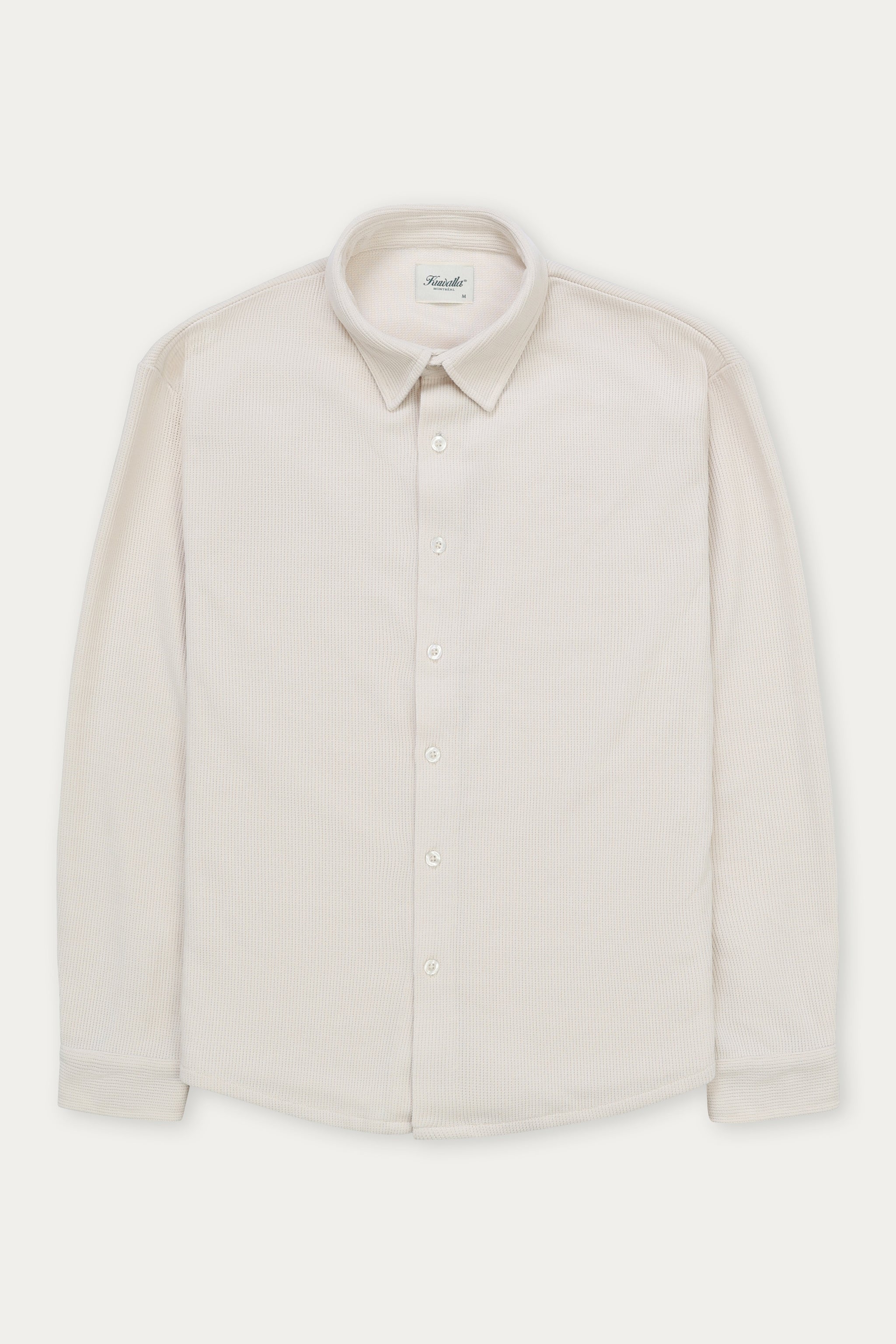 CHENILLE SHIRT OFF WHITE main image 0