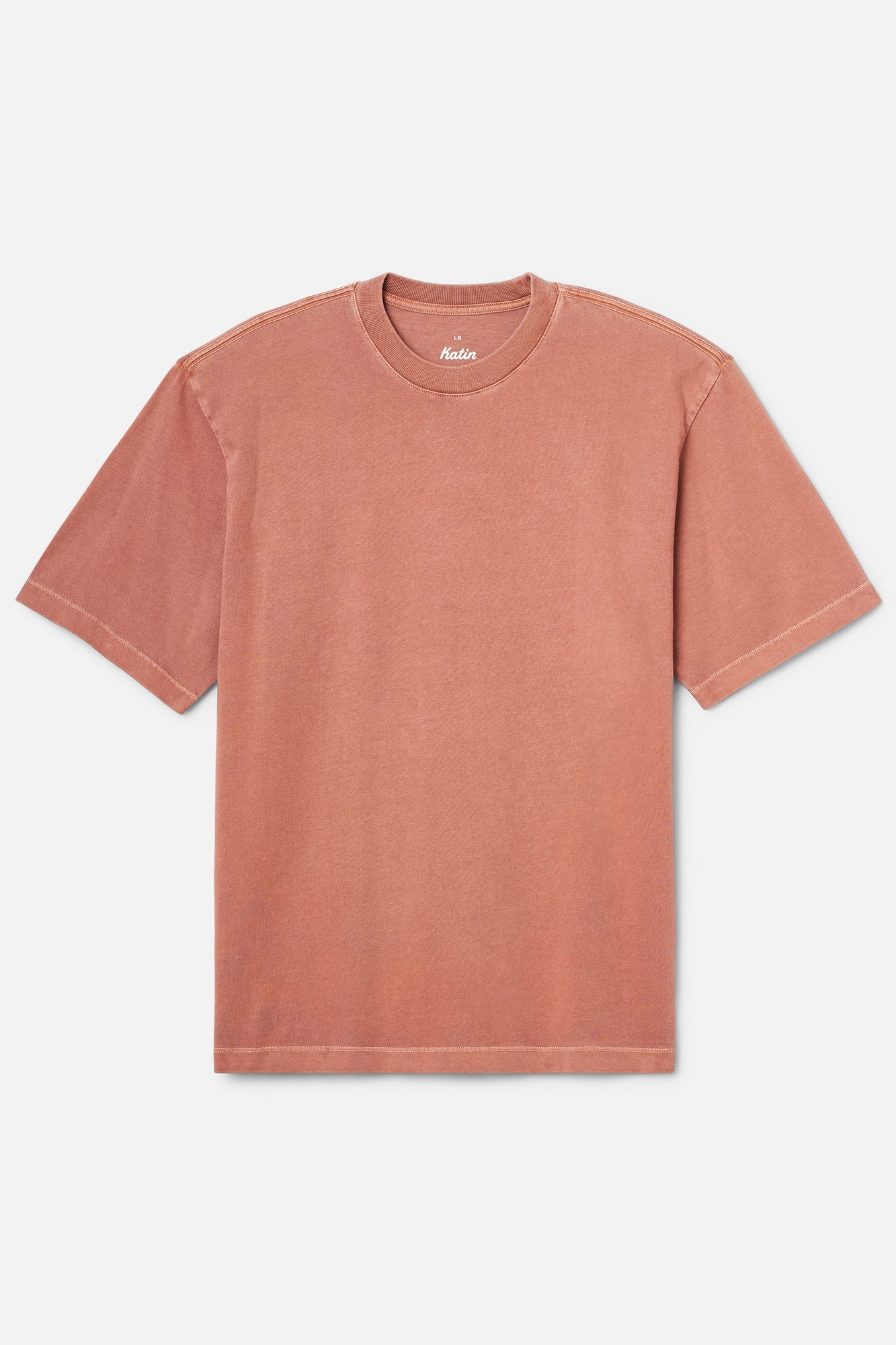 Box Fit Tee Dark Clay