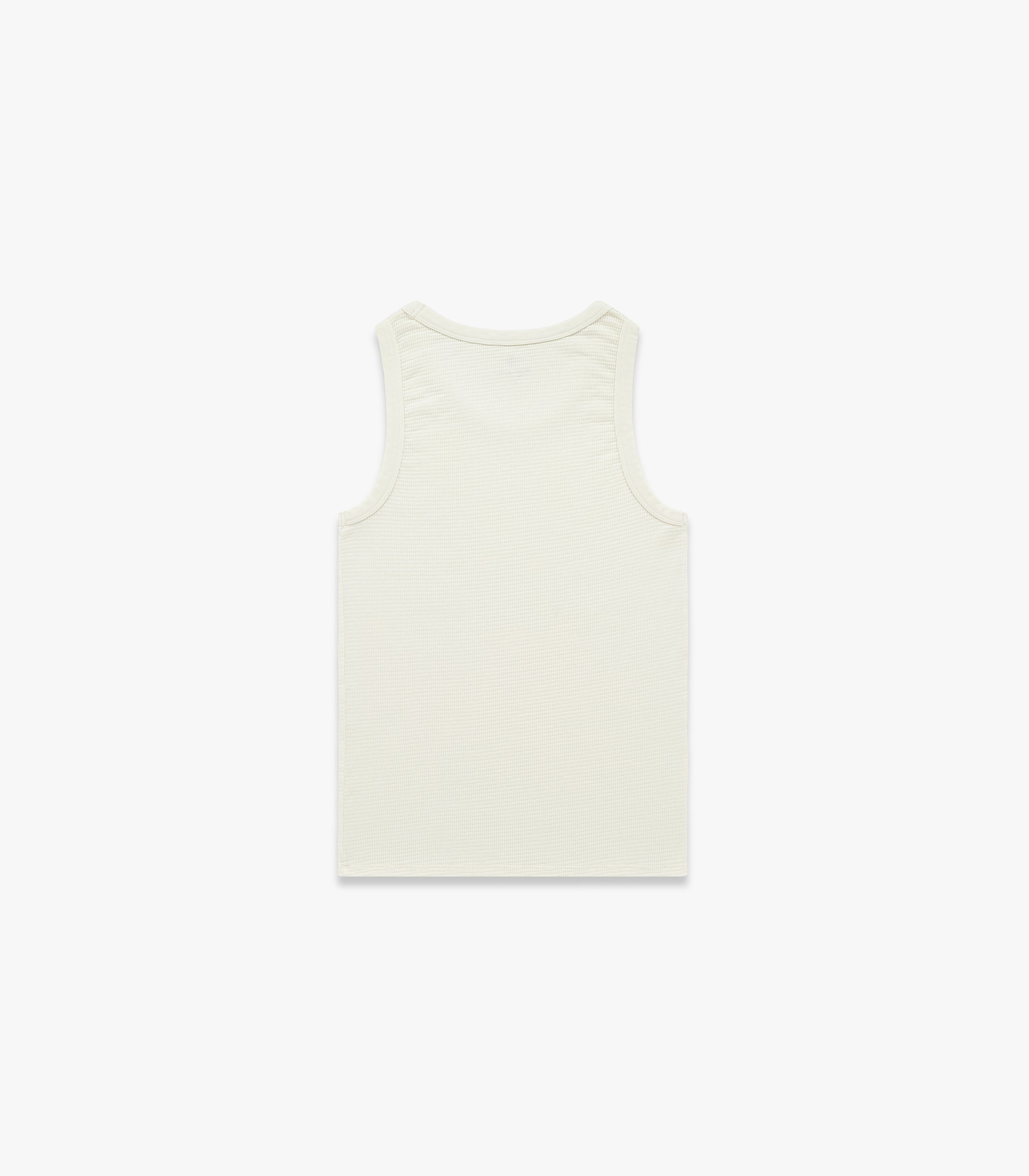 Box Knit Tank Milk