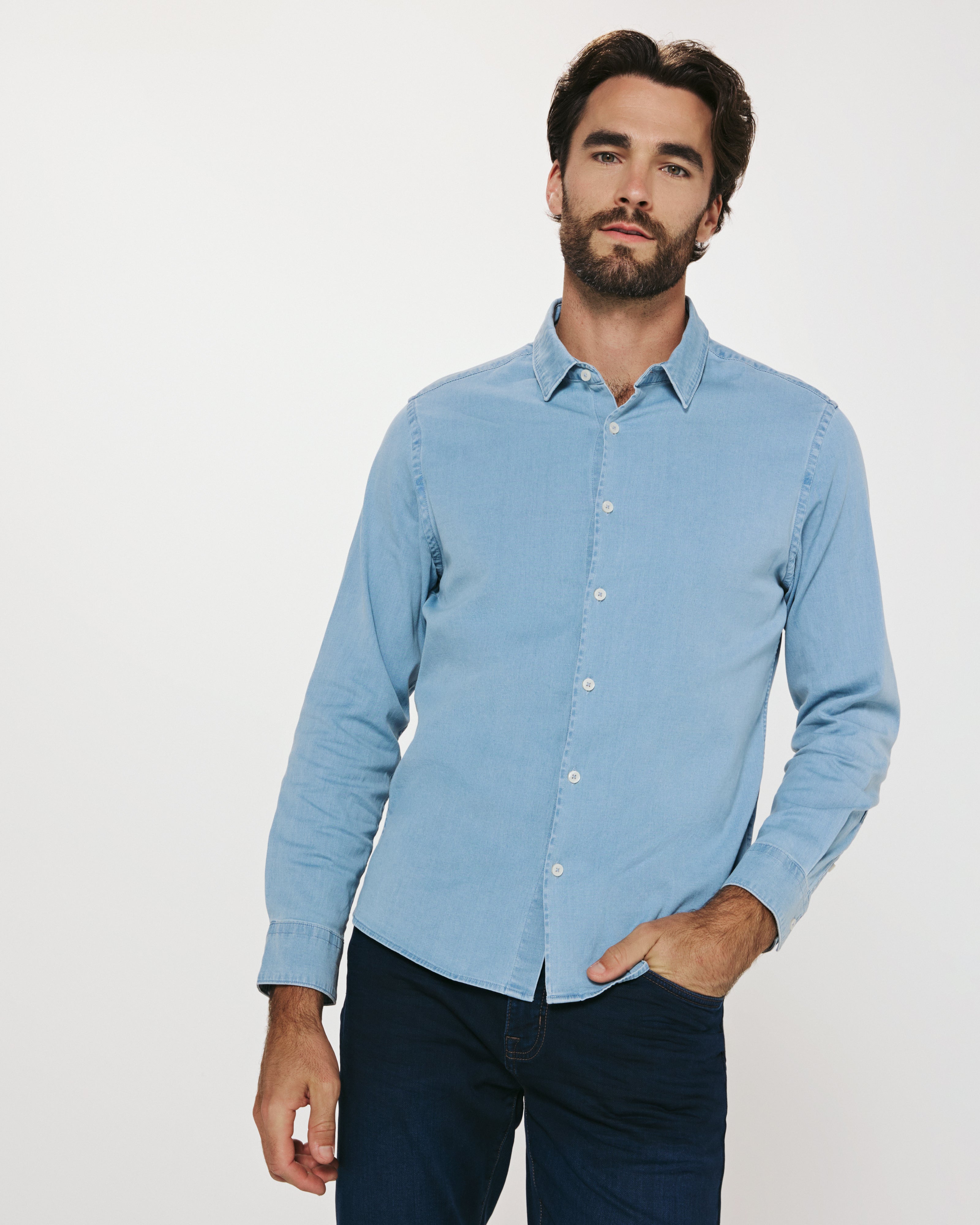 Bozeman Denim Shirt Light Blue