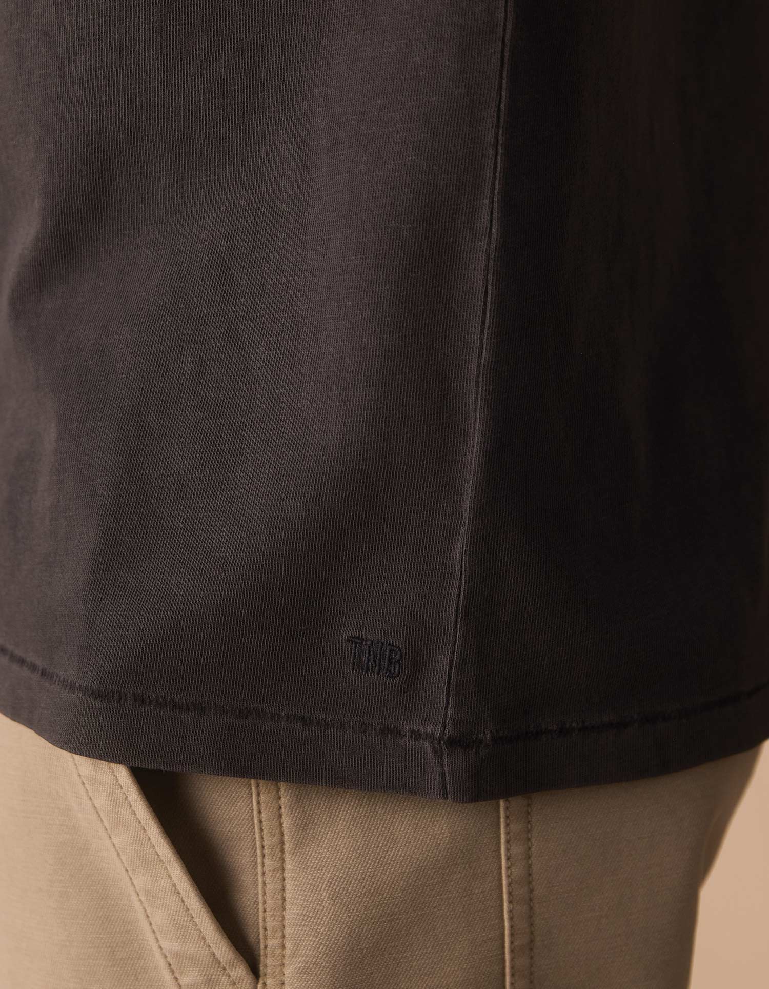 Normal Jersey Henley Tee Shadow
