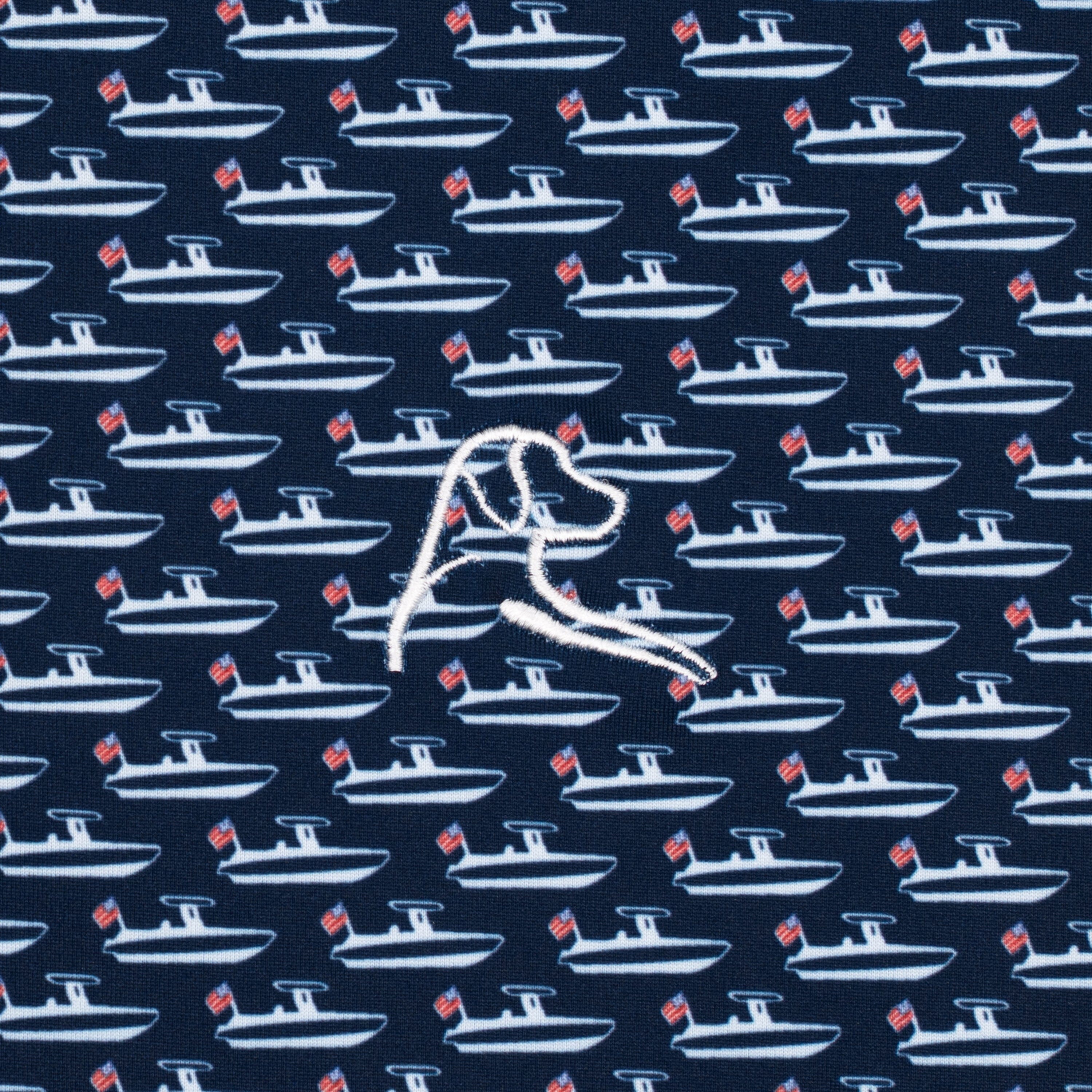 The Skipper Polo Fleet Navy/White