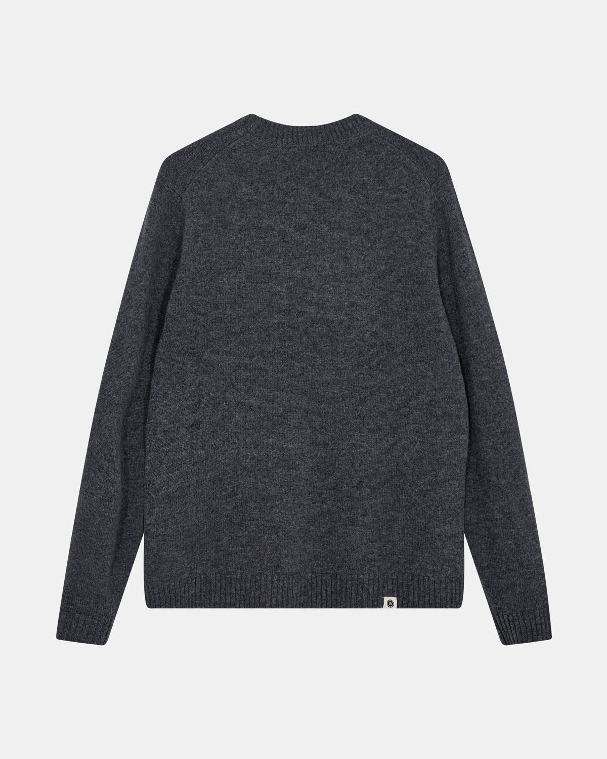 Akpeter Merino Wool Knit Dark Grey Melange