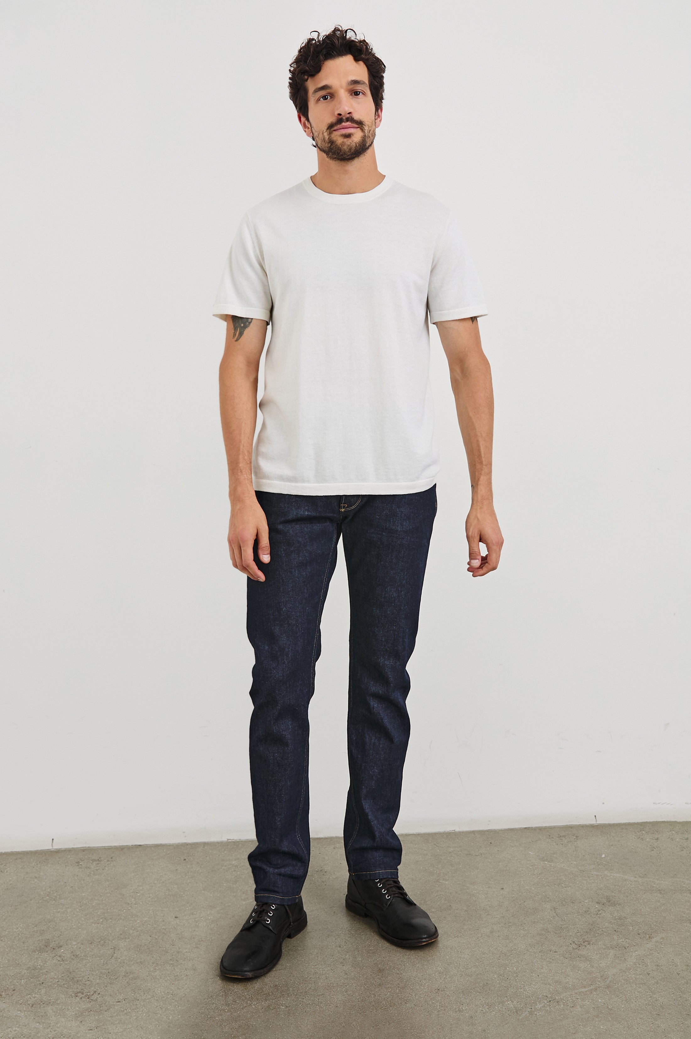 Mason Cotton Cashmere T-Shirt Cream