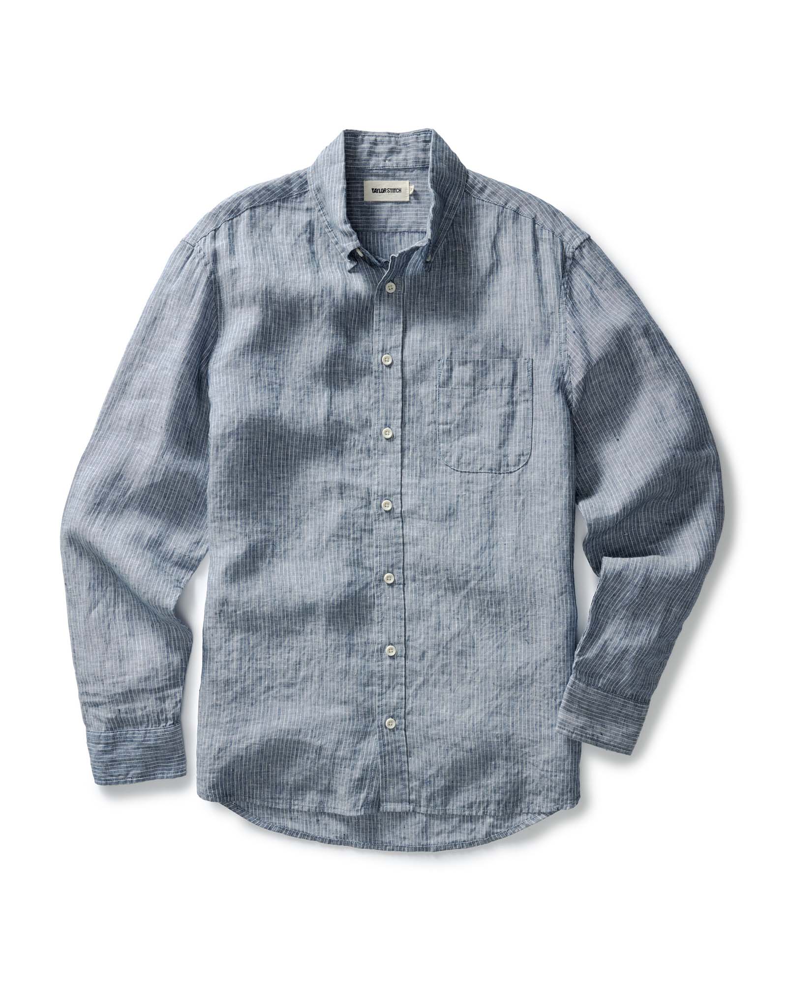 The Jack Shirt Sky Stripe Linen