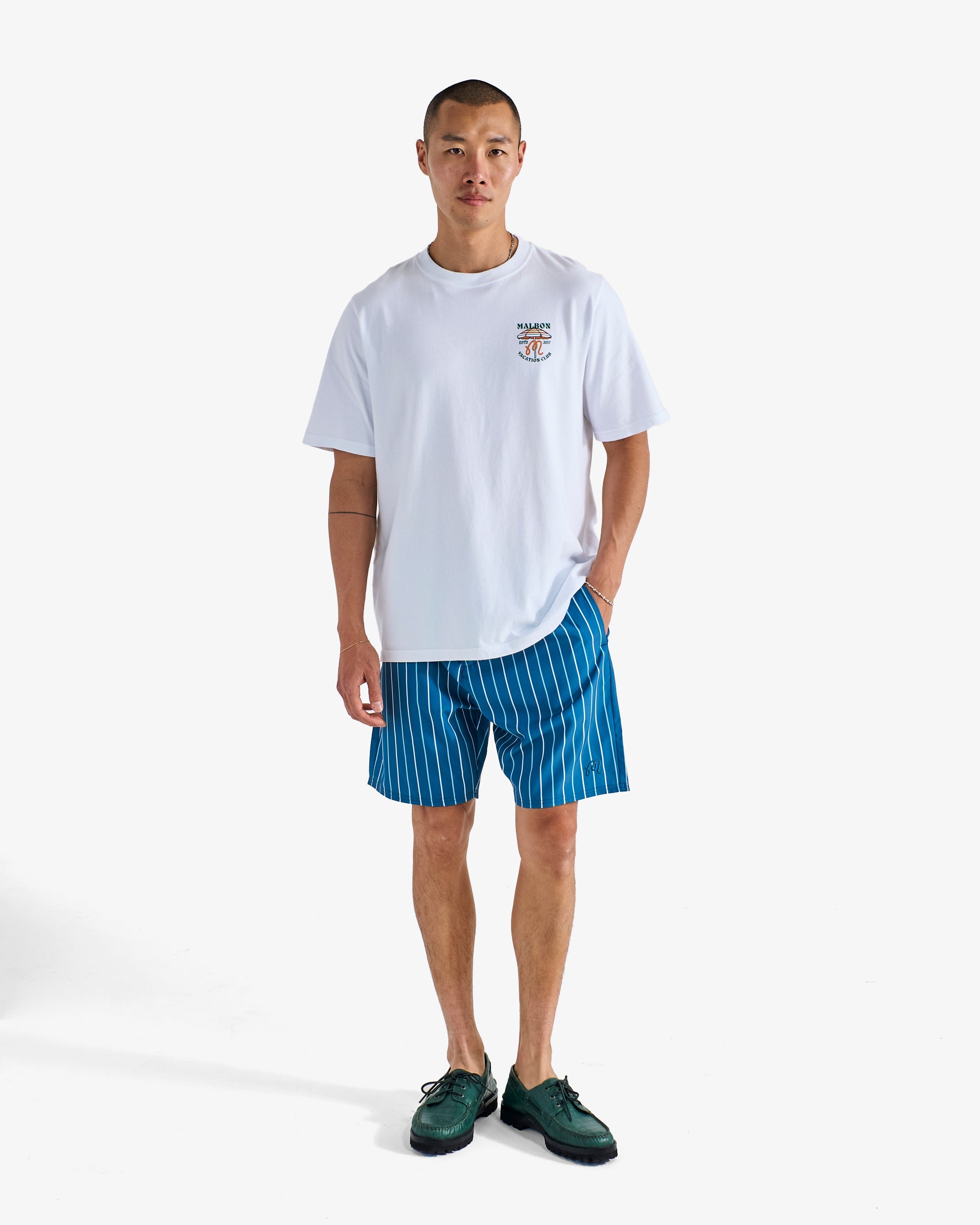 Vacation Club Short Sleeve Tee White