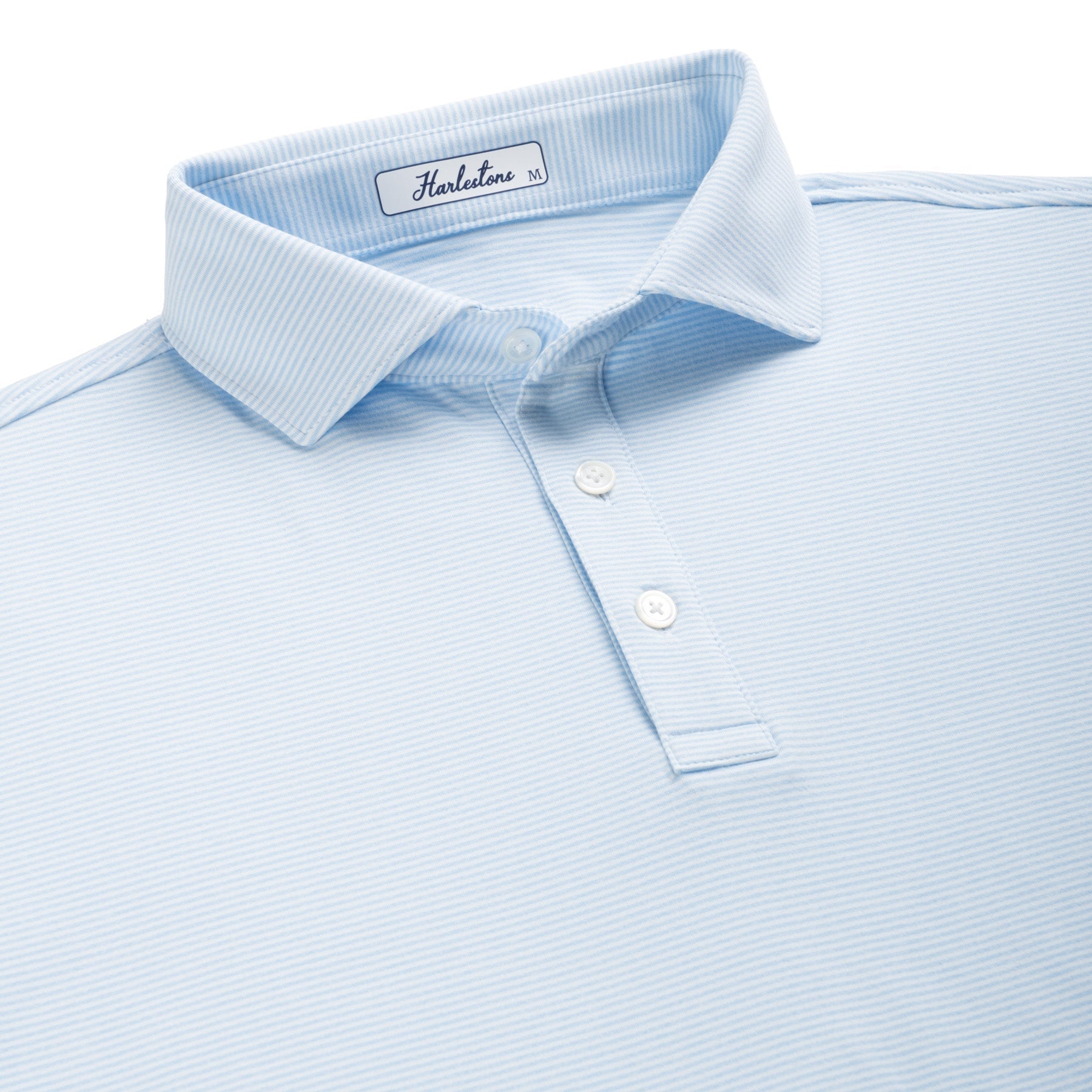 The Yachtsman Stripe Polo Levi/White