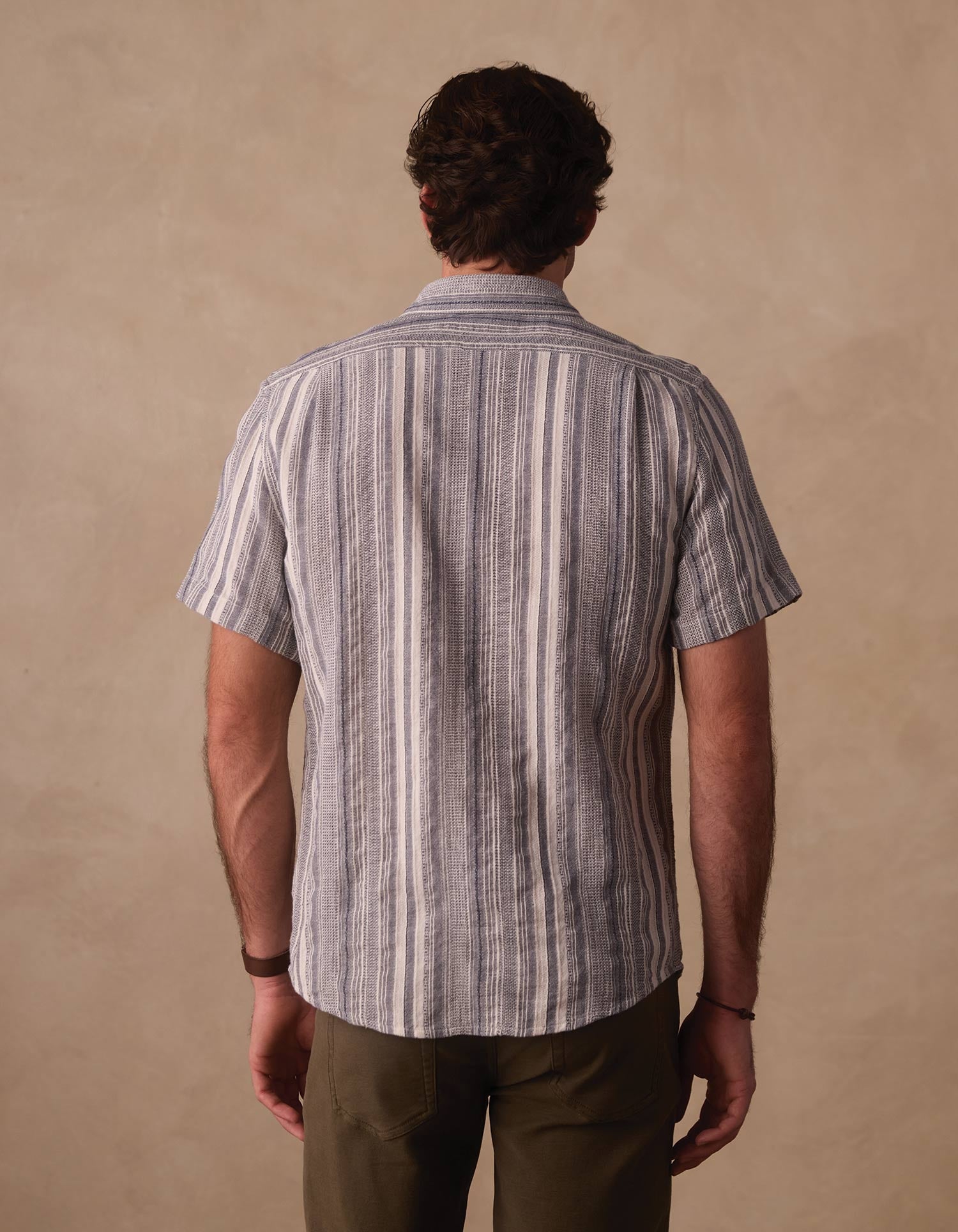 Freshwater Stripe Everyday Shirt Positano