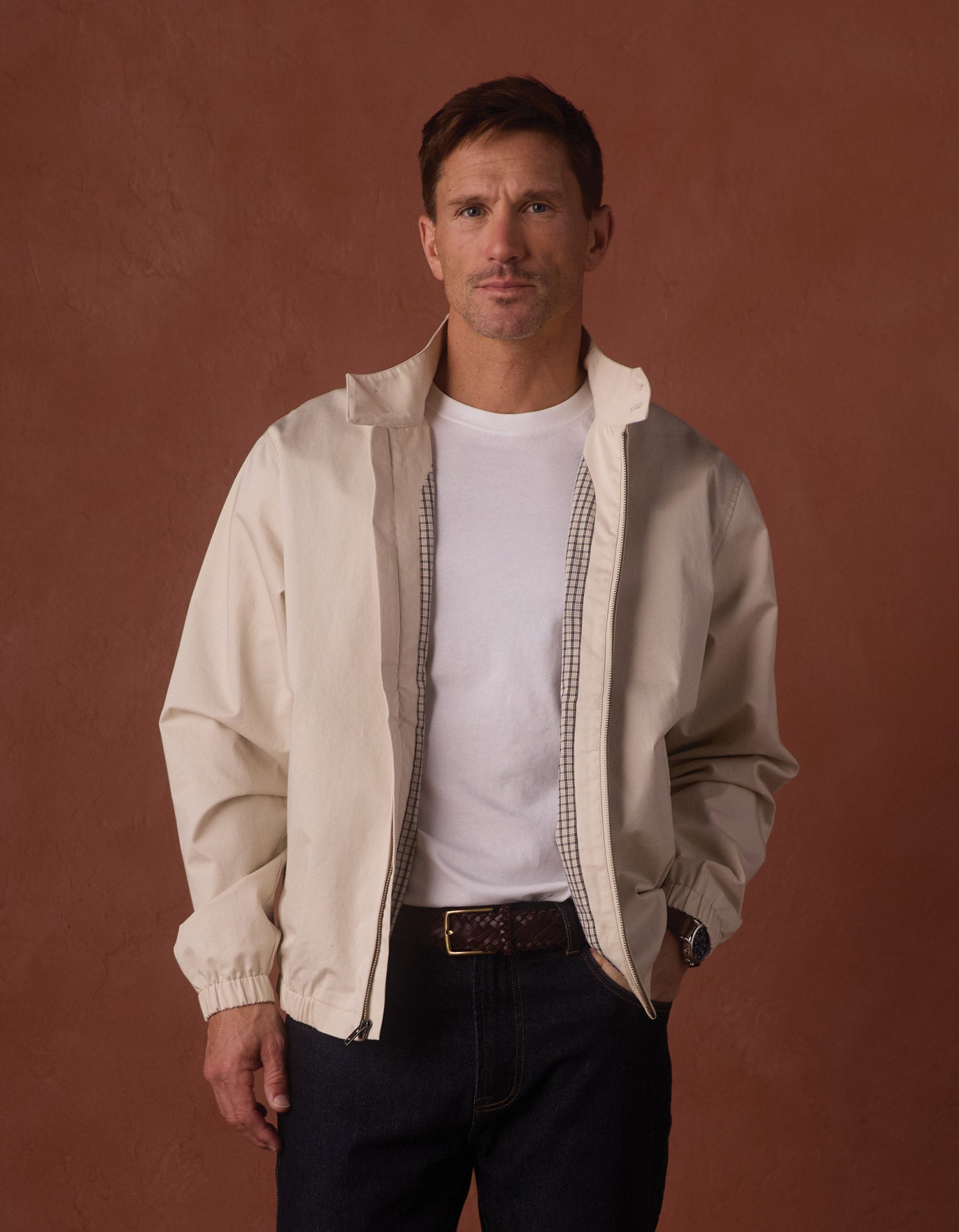 The Harrington Jacket Light Khaki