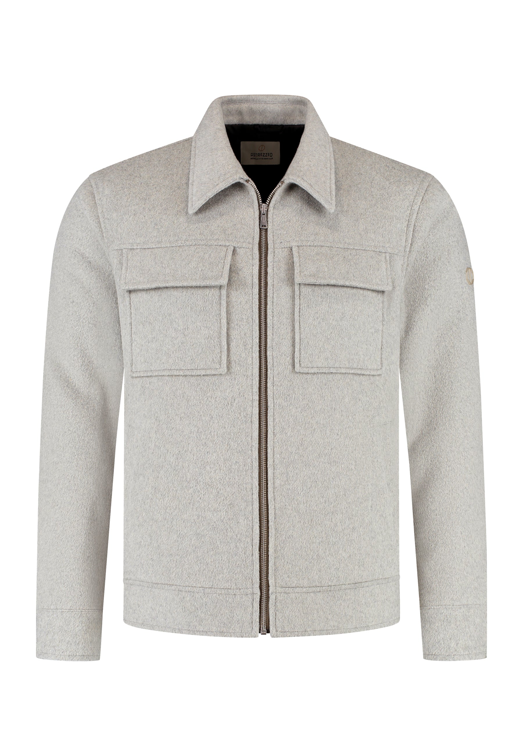 Colton Wool Jacket Ghost Grey