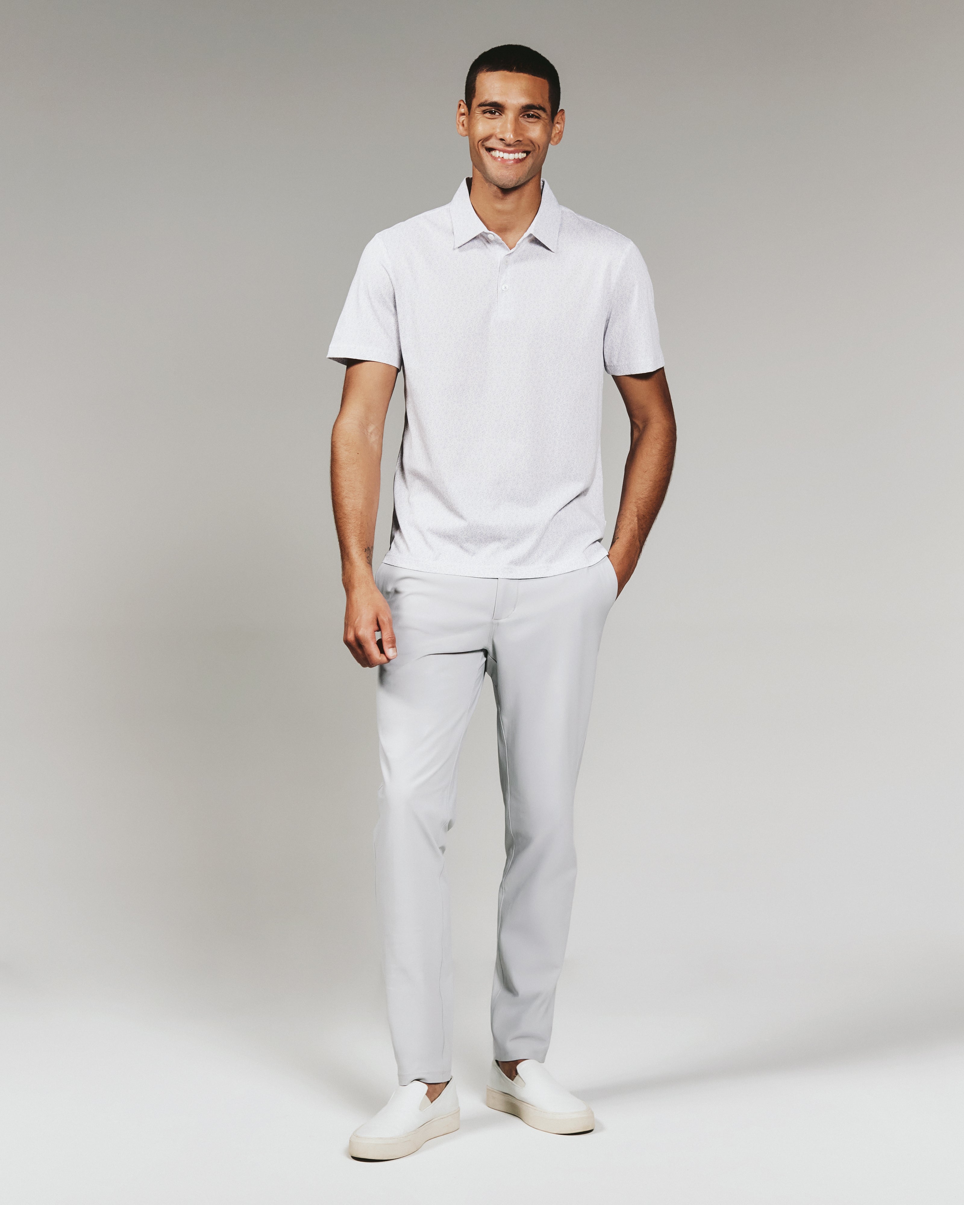 Infinity Athletic Fit Chino Pant Fog