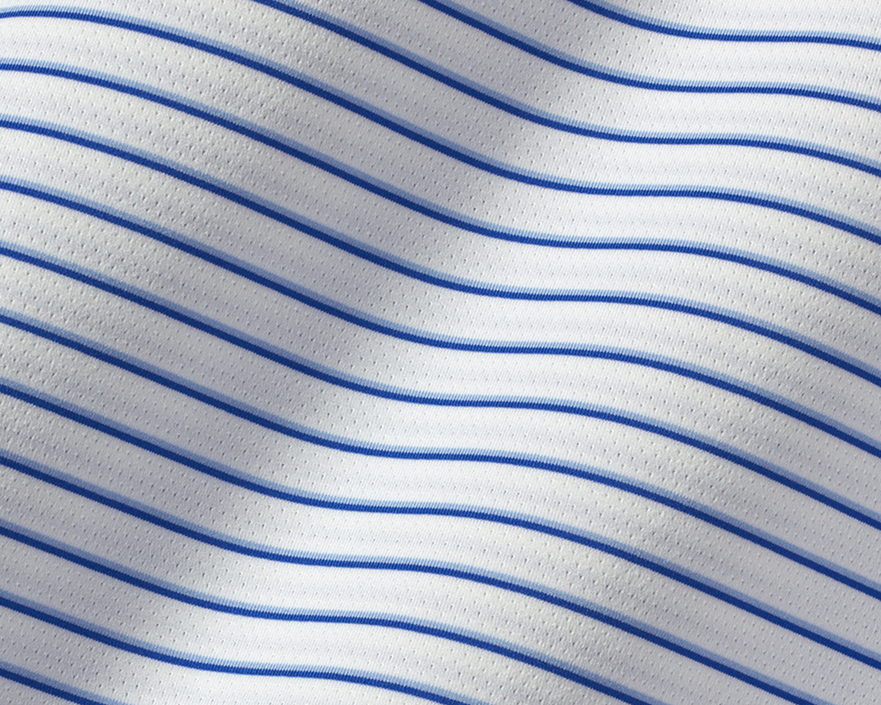 Springer Stripe Perforated Performance Knit Polo White/Skye/Marlin