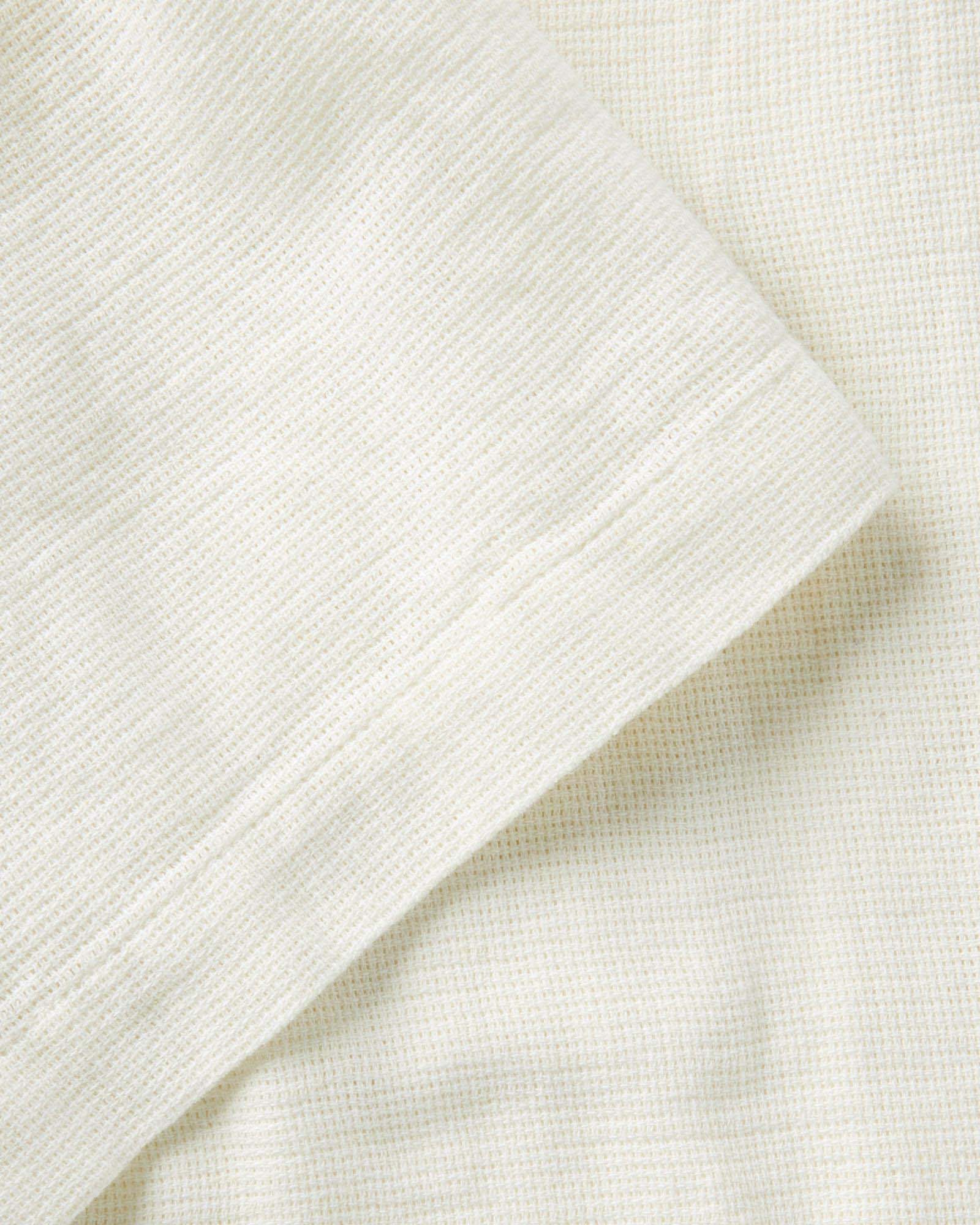 The Short Sleeve Conrad Shirt Vintage White Linen