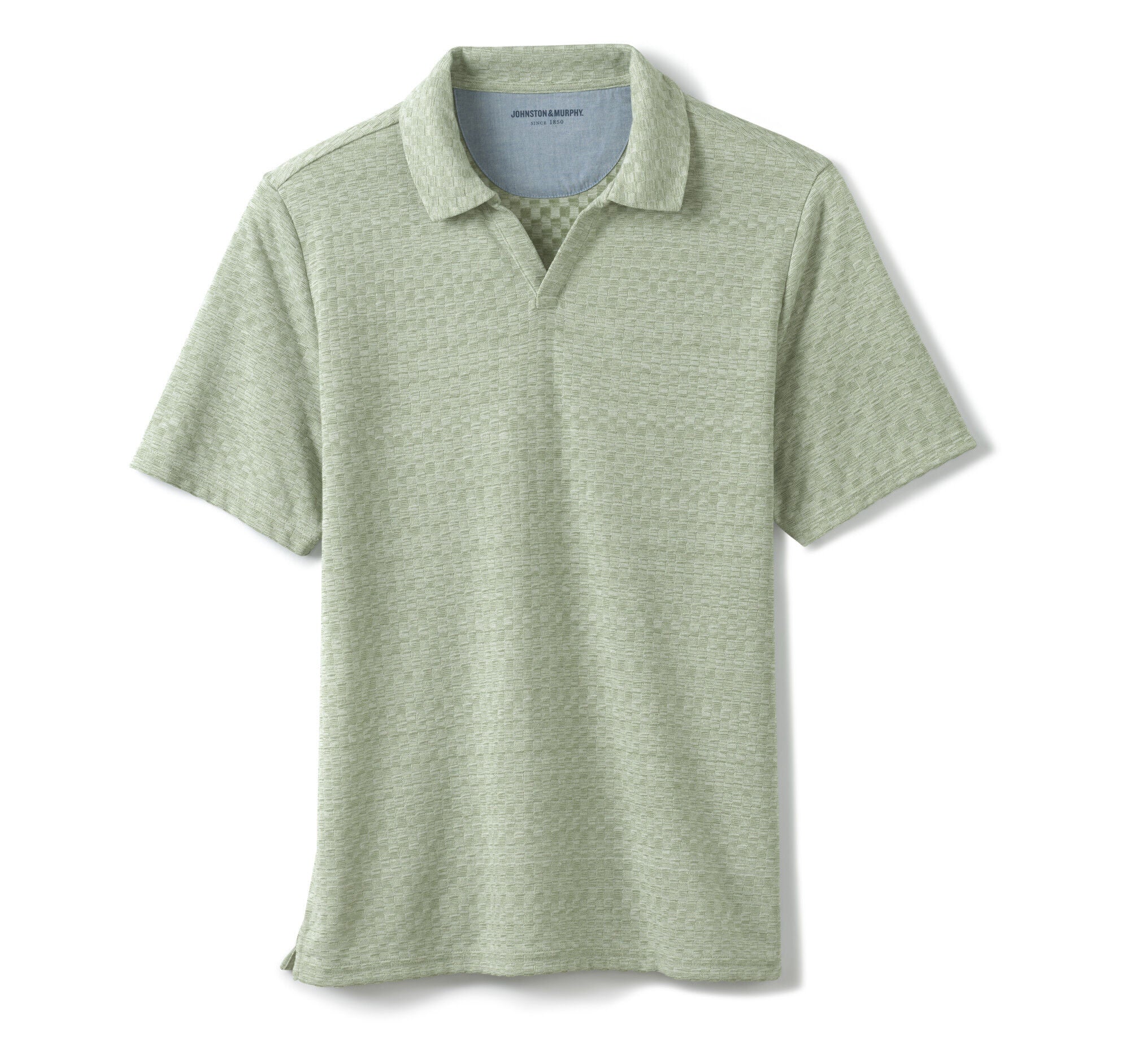 Sedona V-Neck Polo Sage Basketweave