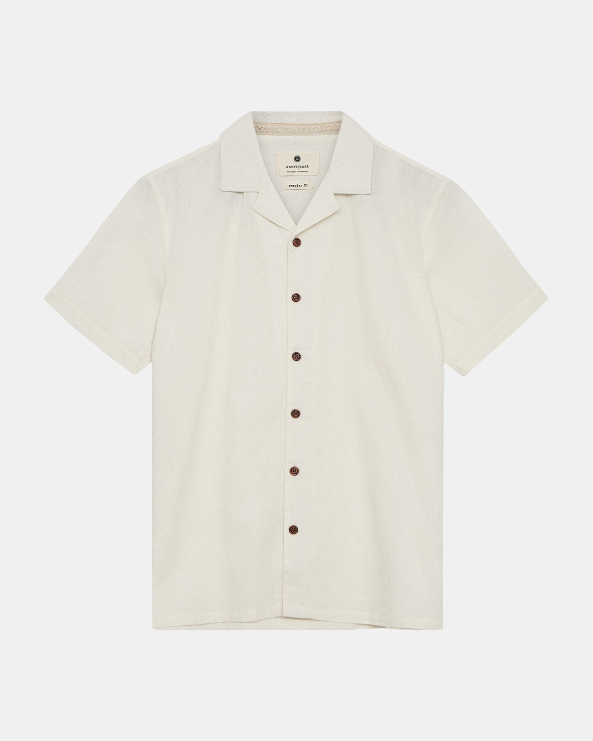 Akleo Short Sleeve Cot/Linen Shirt Tofu
