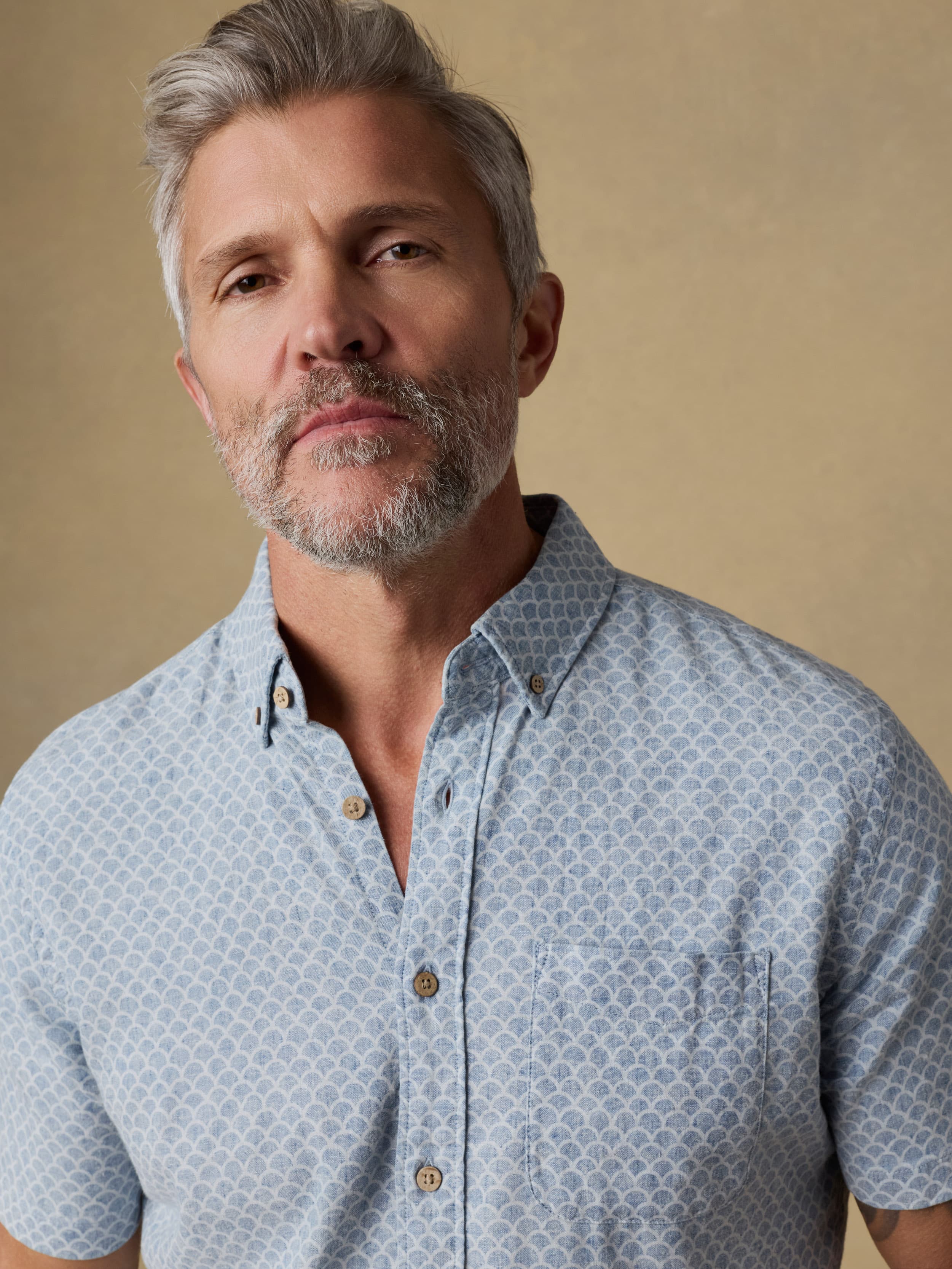 Breeze Short Sleeve Shirt Fish Scale Redux