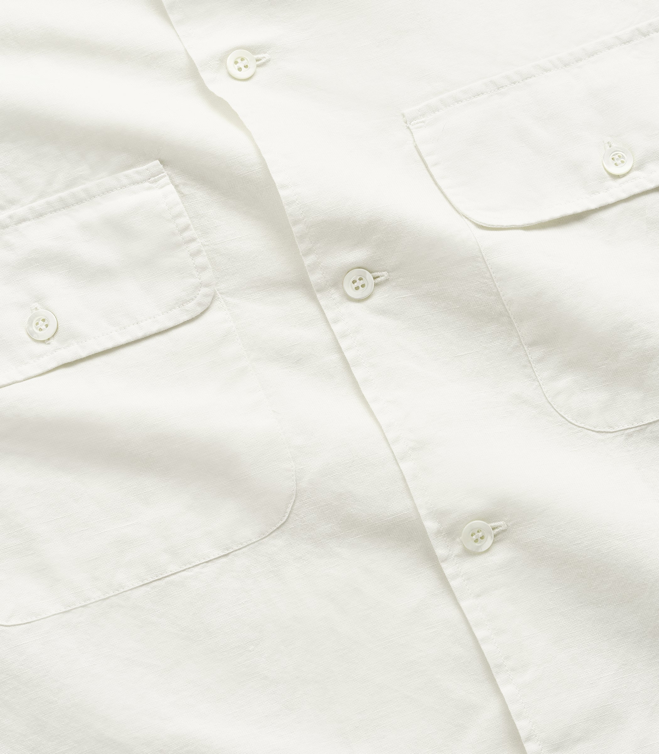 Mar Cotton & Linen Shirt Bone
